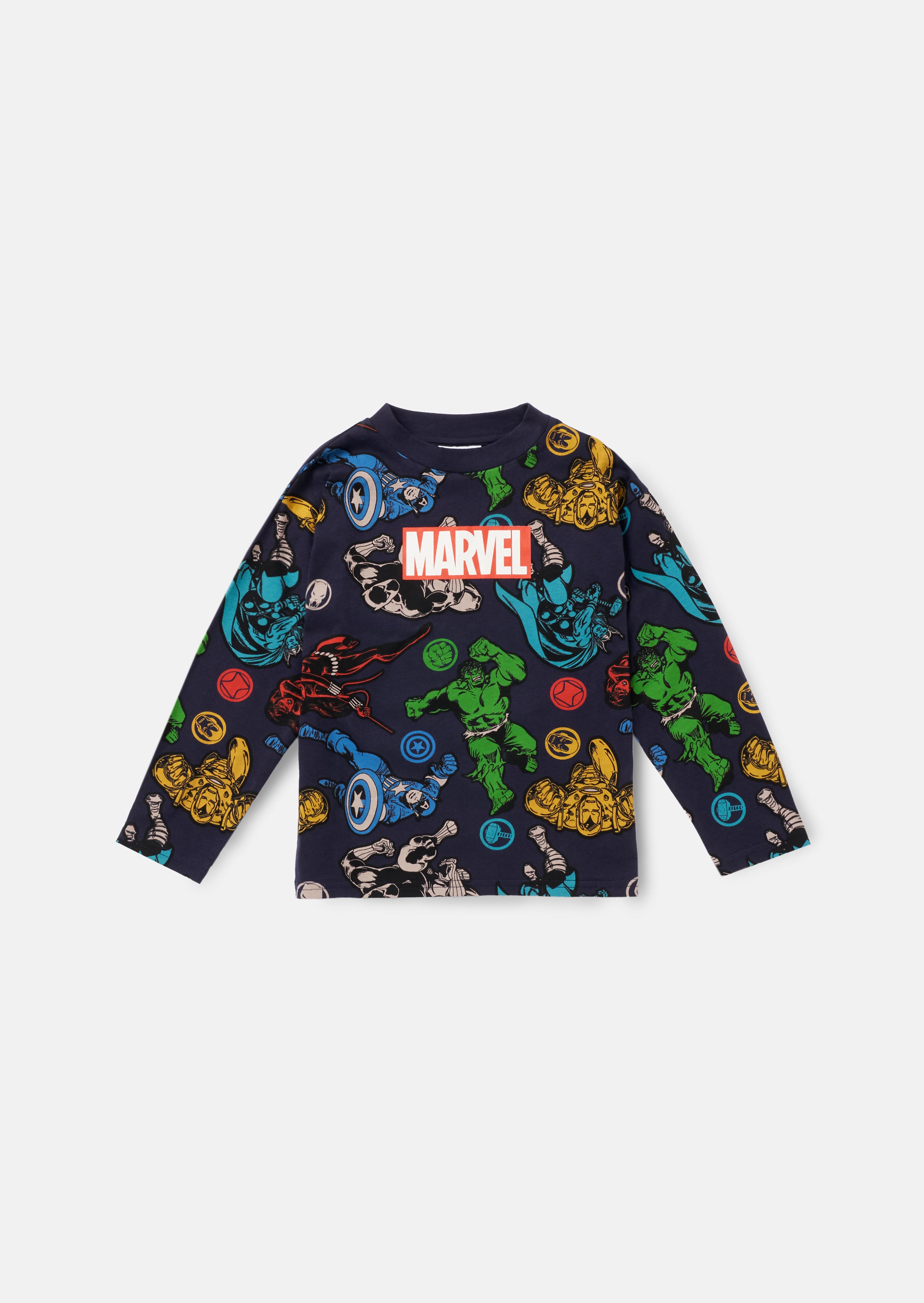 Marvel Navy Jersey Pyjama