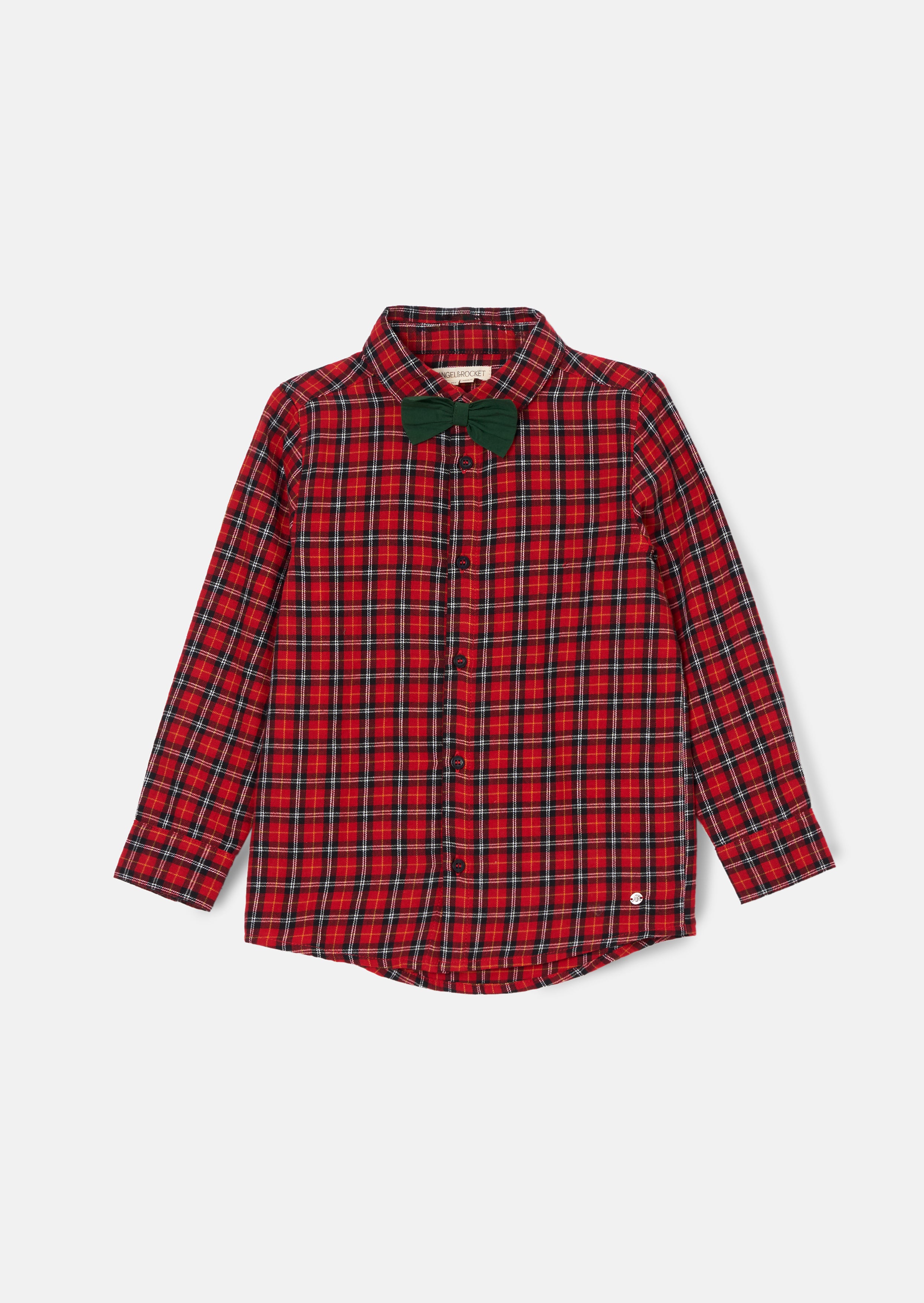 Joseph Red Check Shirt With Bow Tie