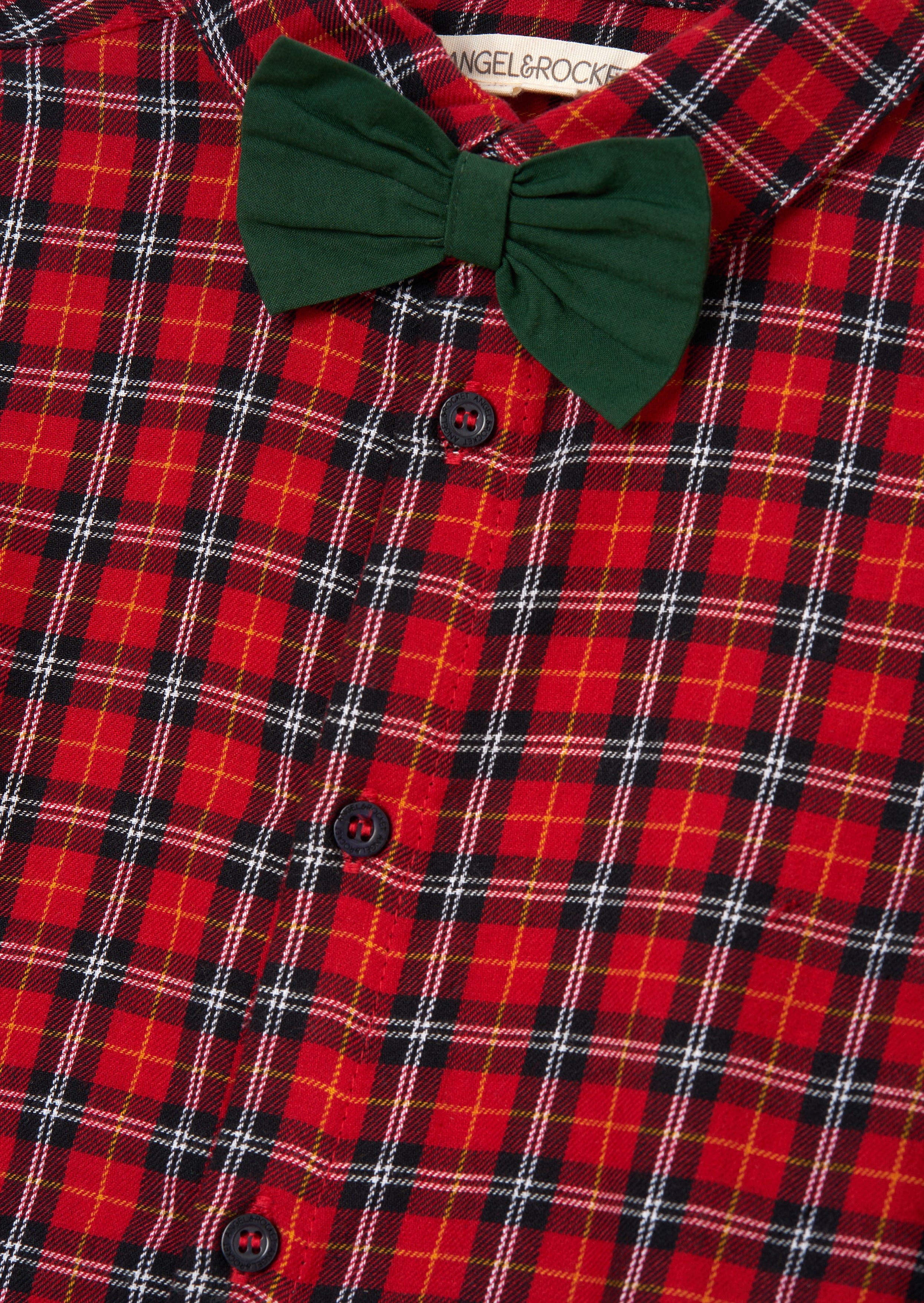 Joseph Red Check Shirt With Bow Tie