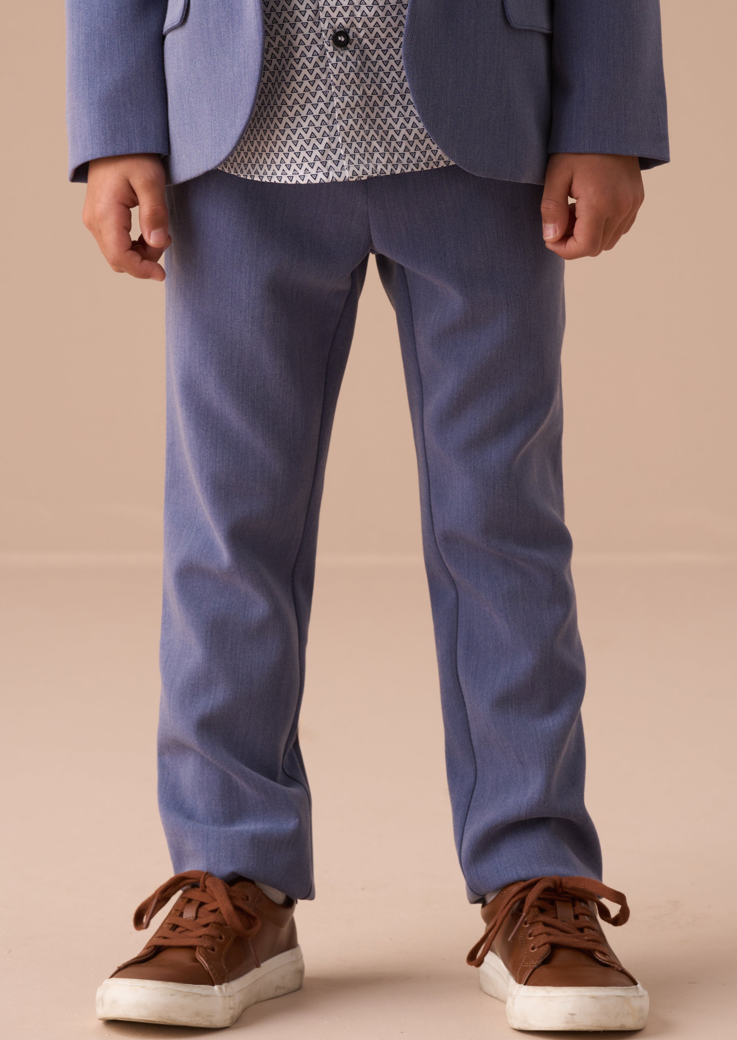 Lorenzo Blue Smart Trouser