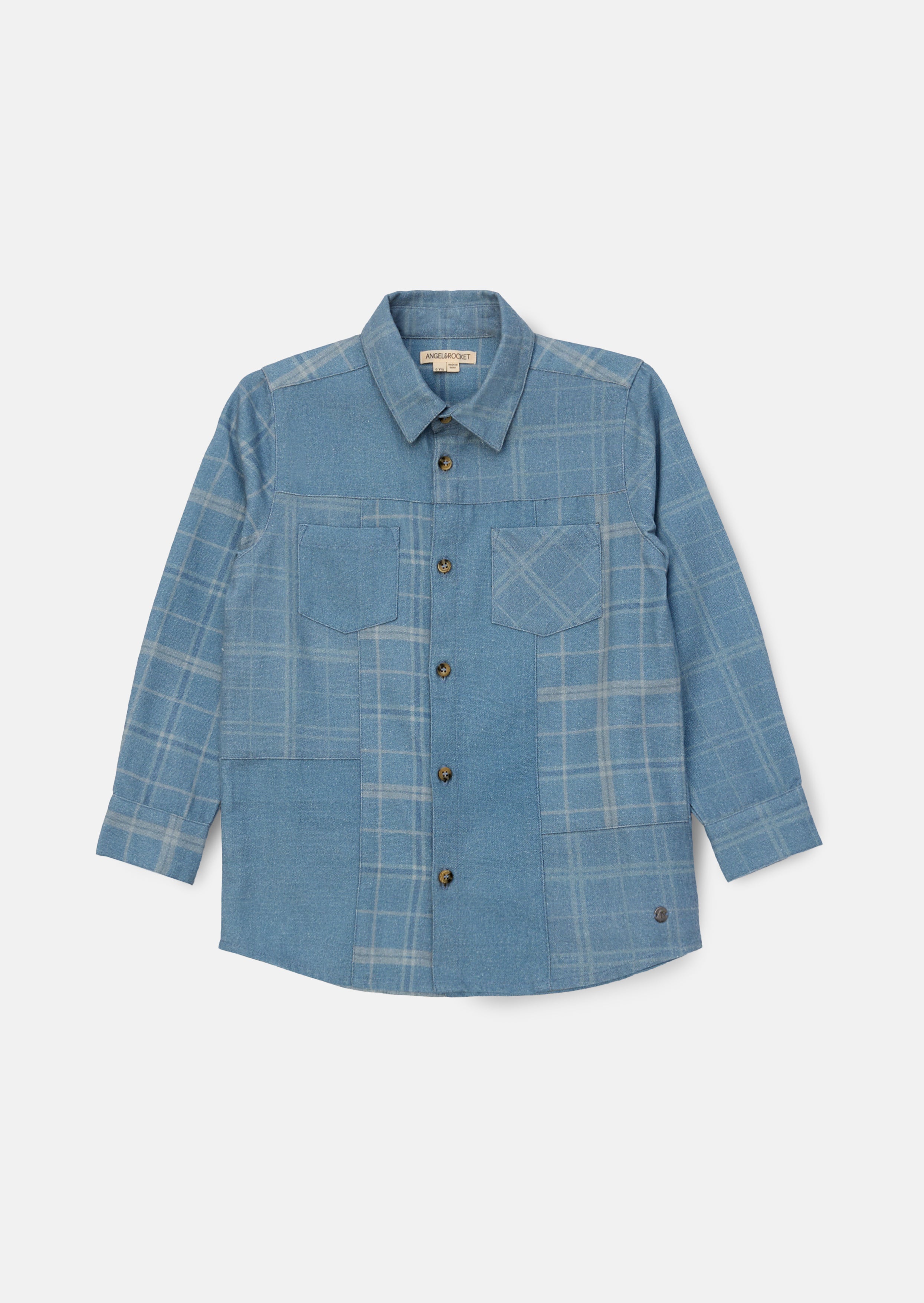 Connor Blue Block Check Shirt