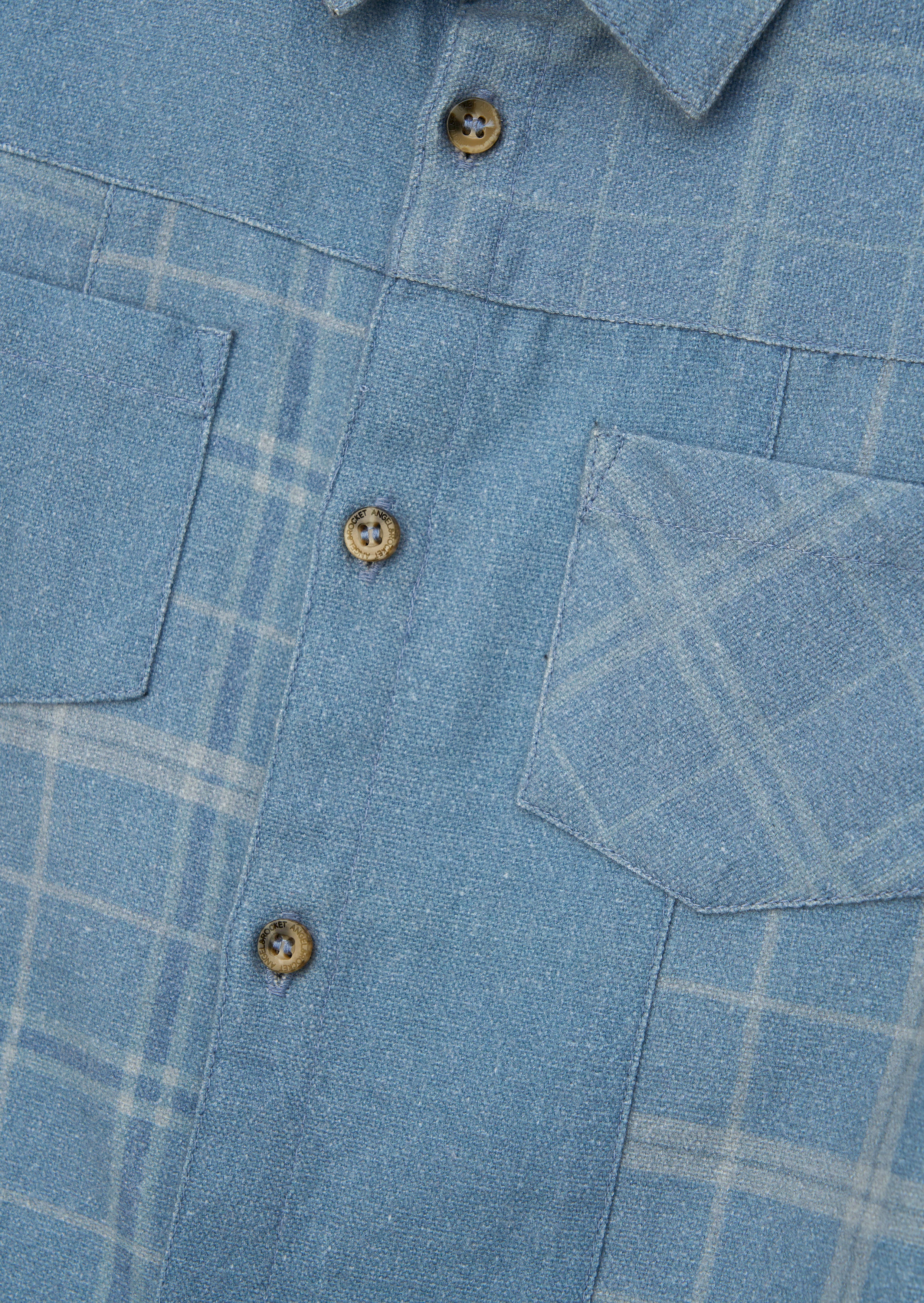 Connor Blue Block Check Shirt