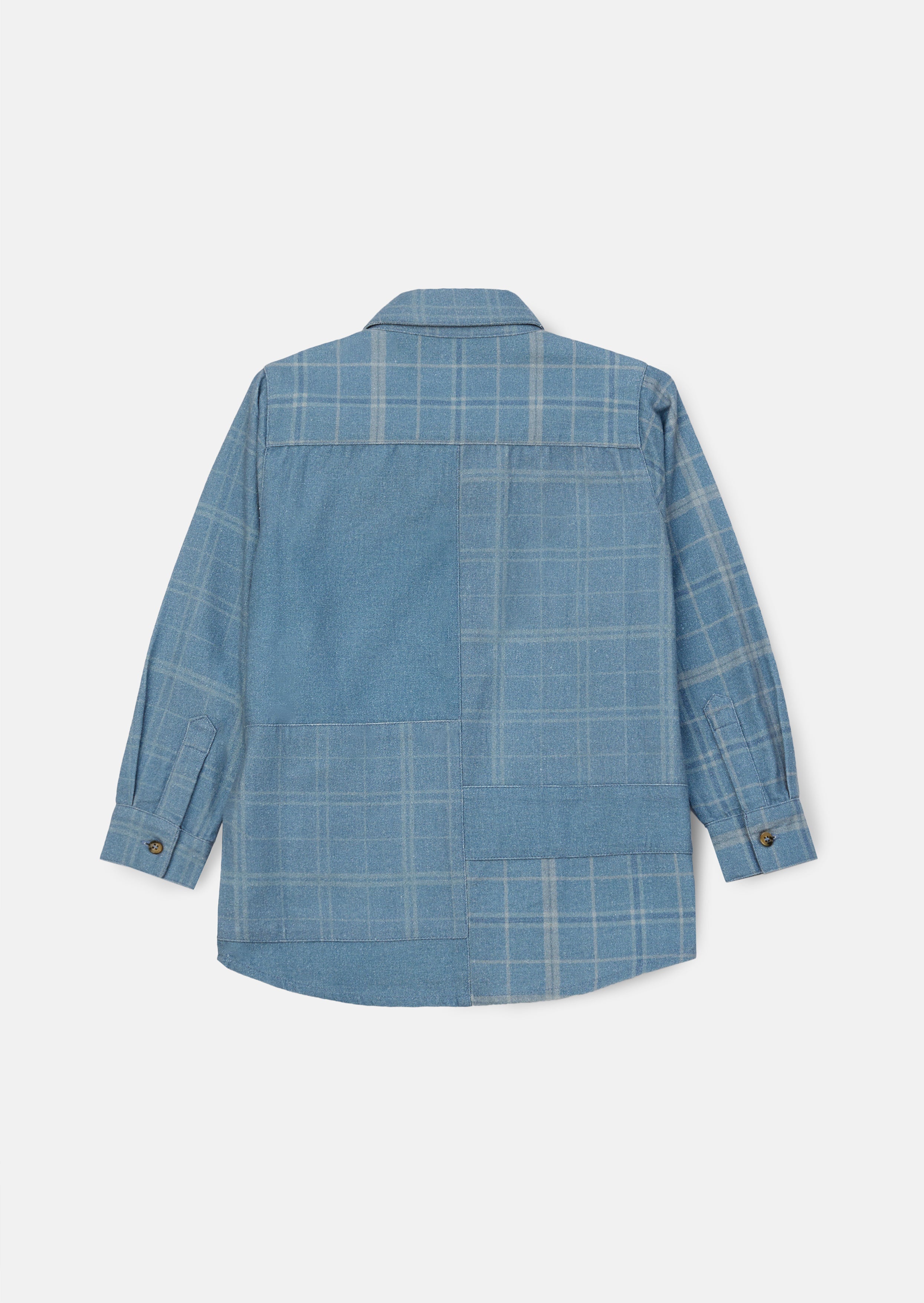 Connor Blue Block Check Shirt