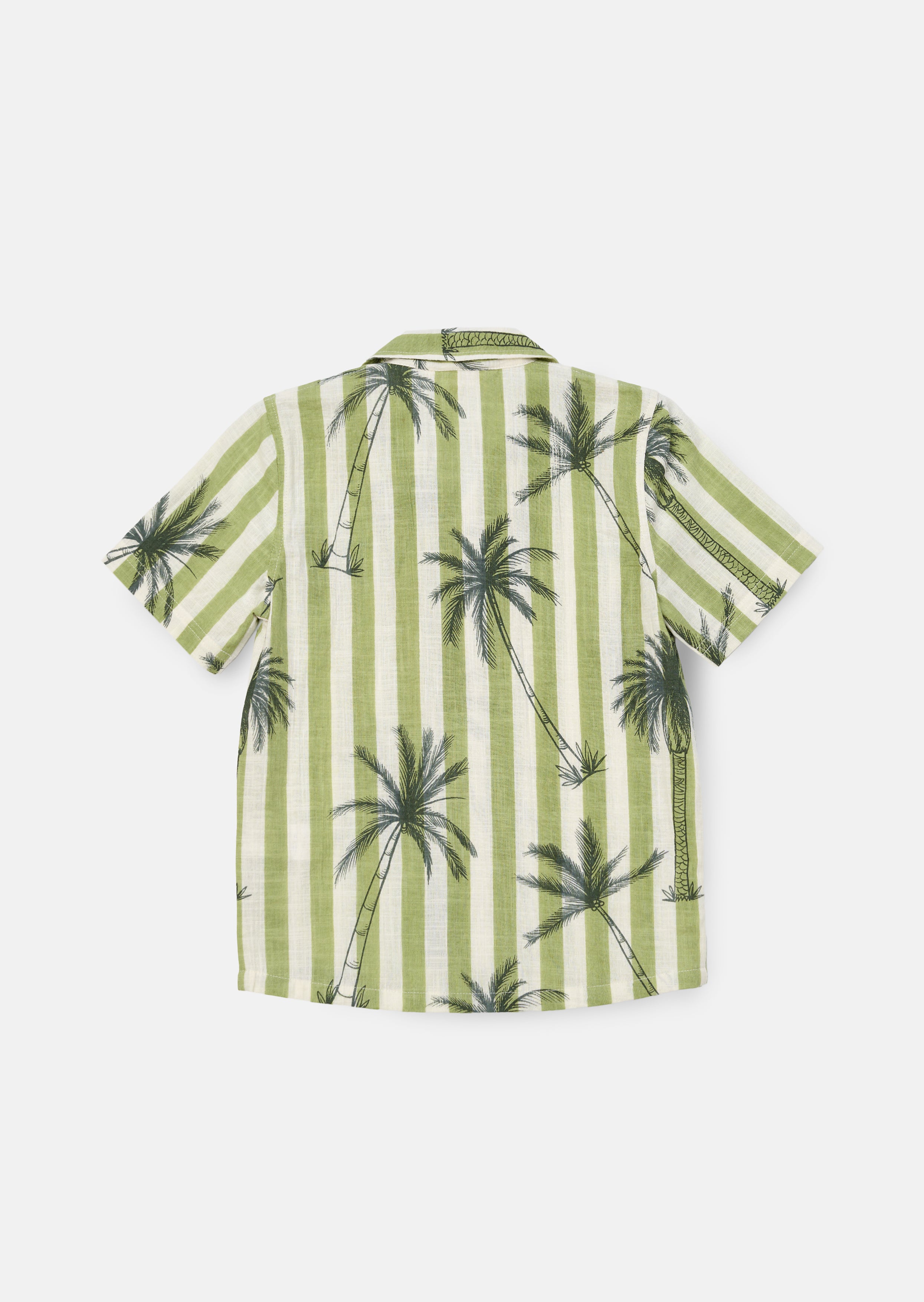 Jamie Green Palm Print Resort Shirt