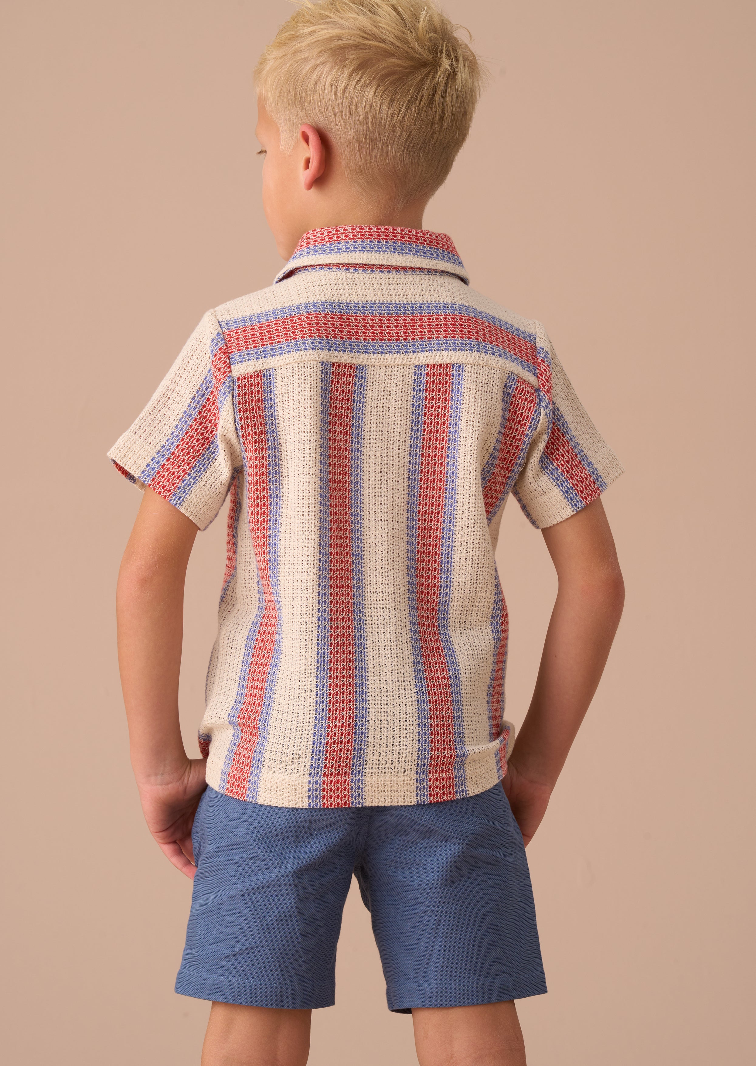 Cody Stone Stripe Knitted Shirt