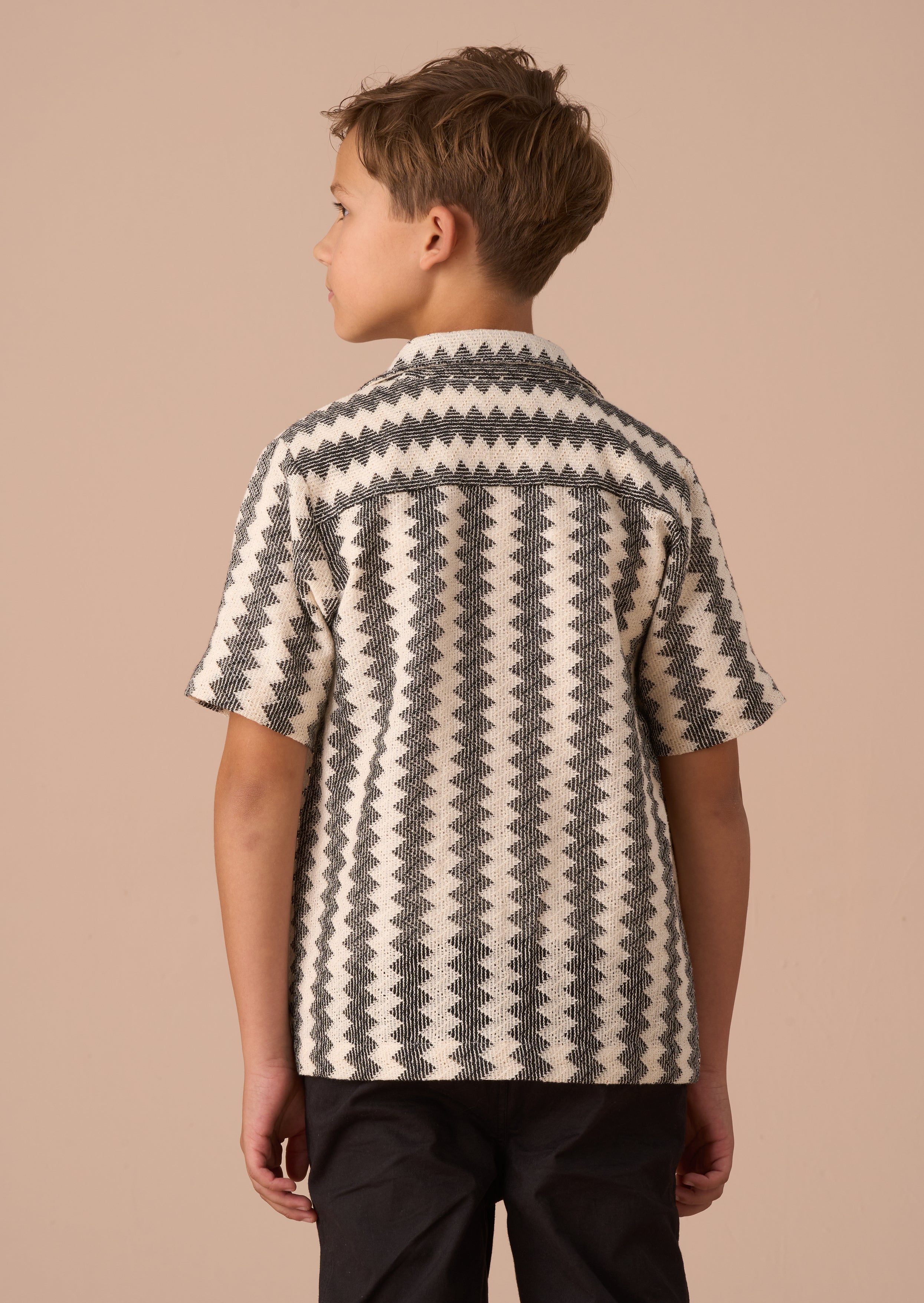 Cody Black Stripe Knitted Shirt