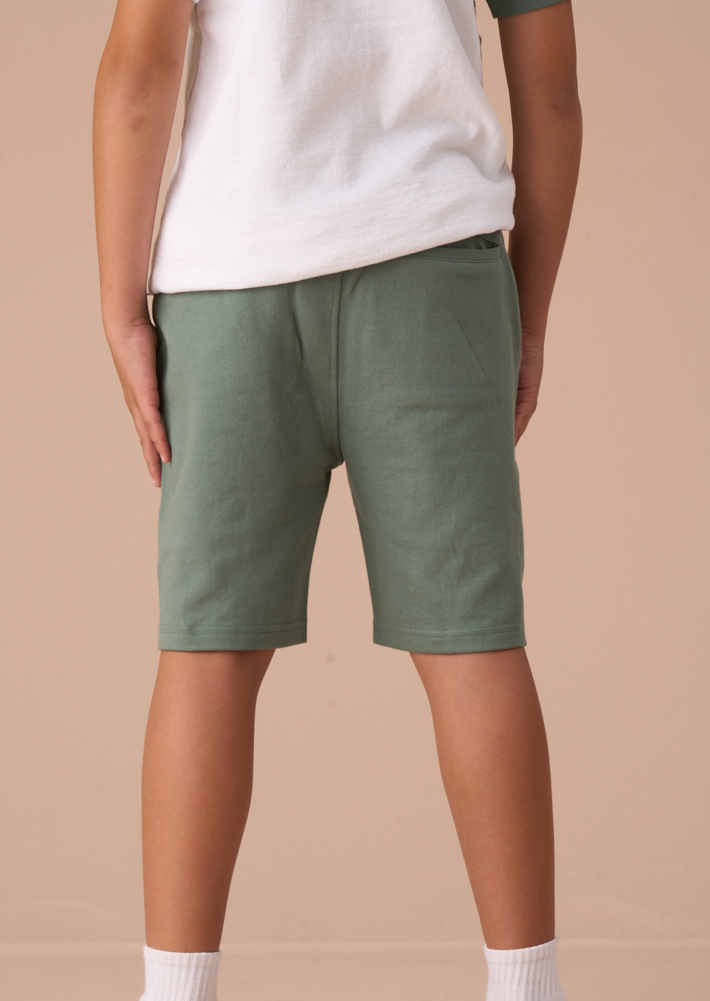 Kane Green Textured Smart Shorts