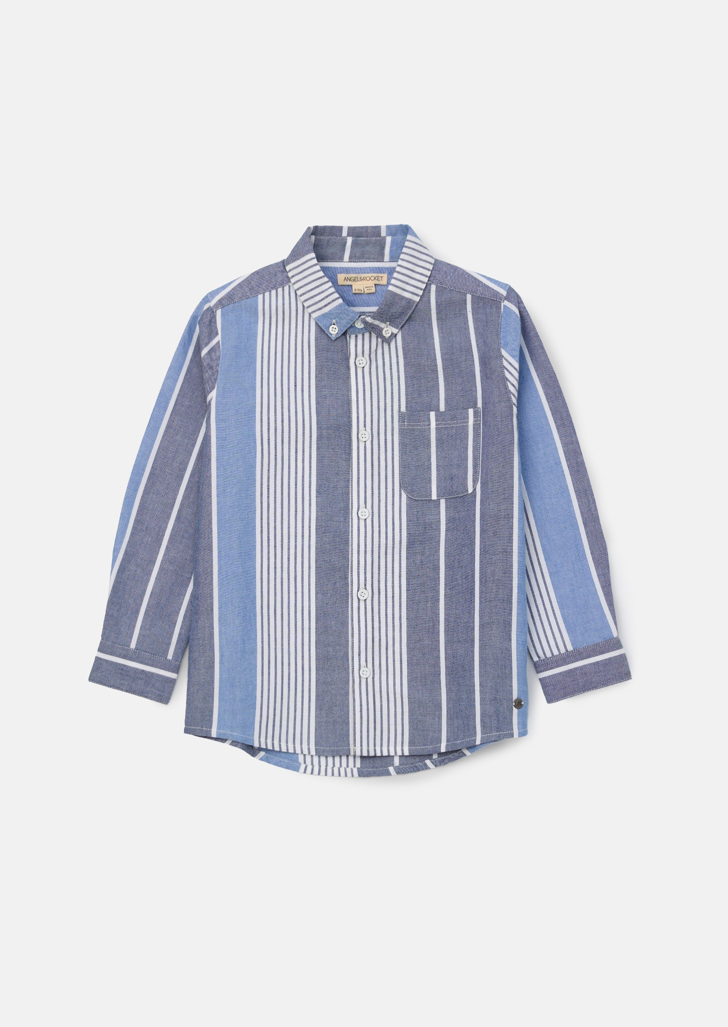 Ralph Blue Oxford Stripe Shirt