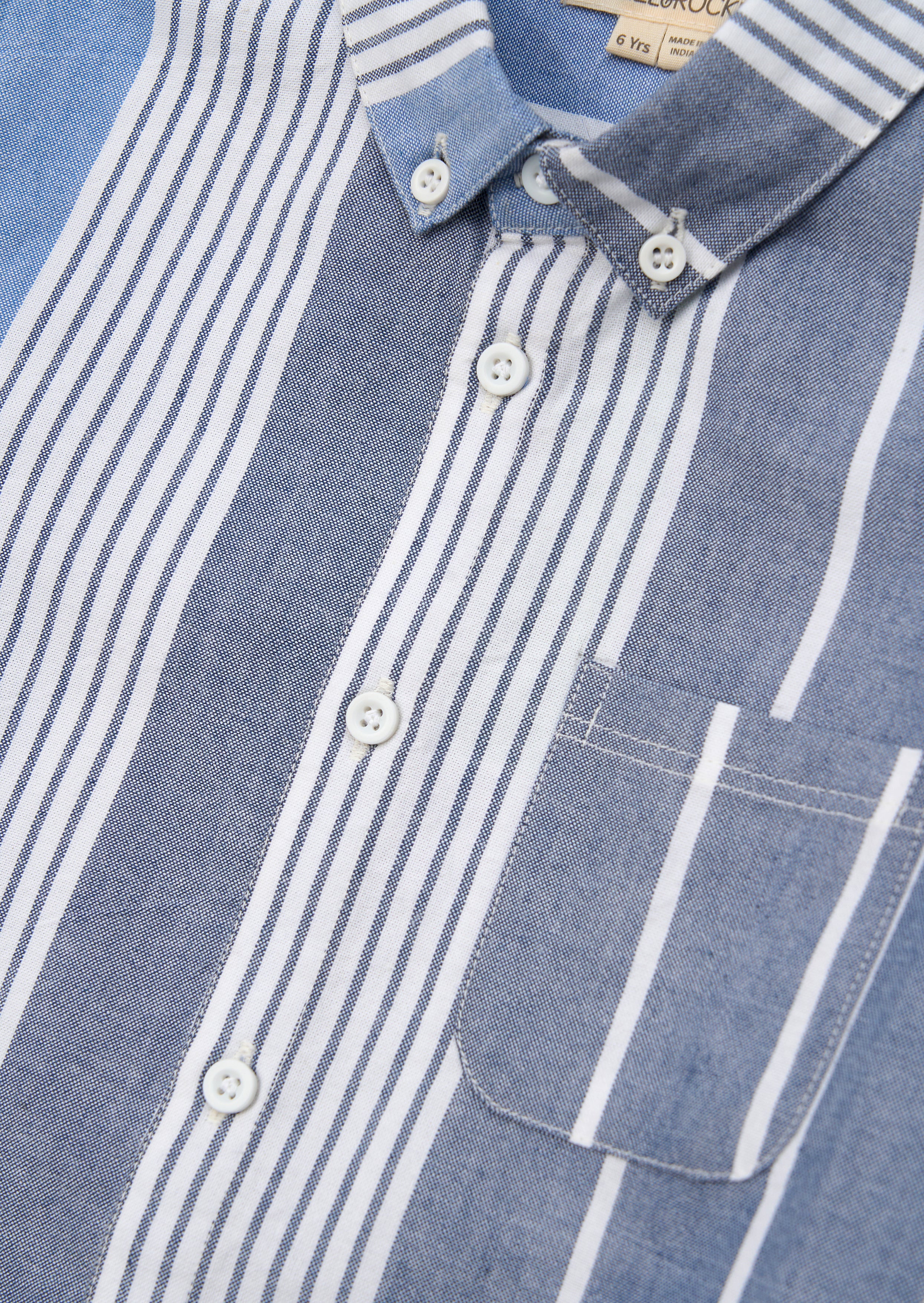 Ralph Blue Oxford Stripe Shirt