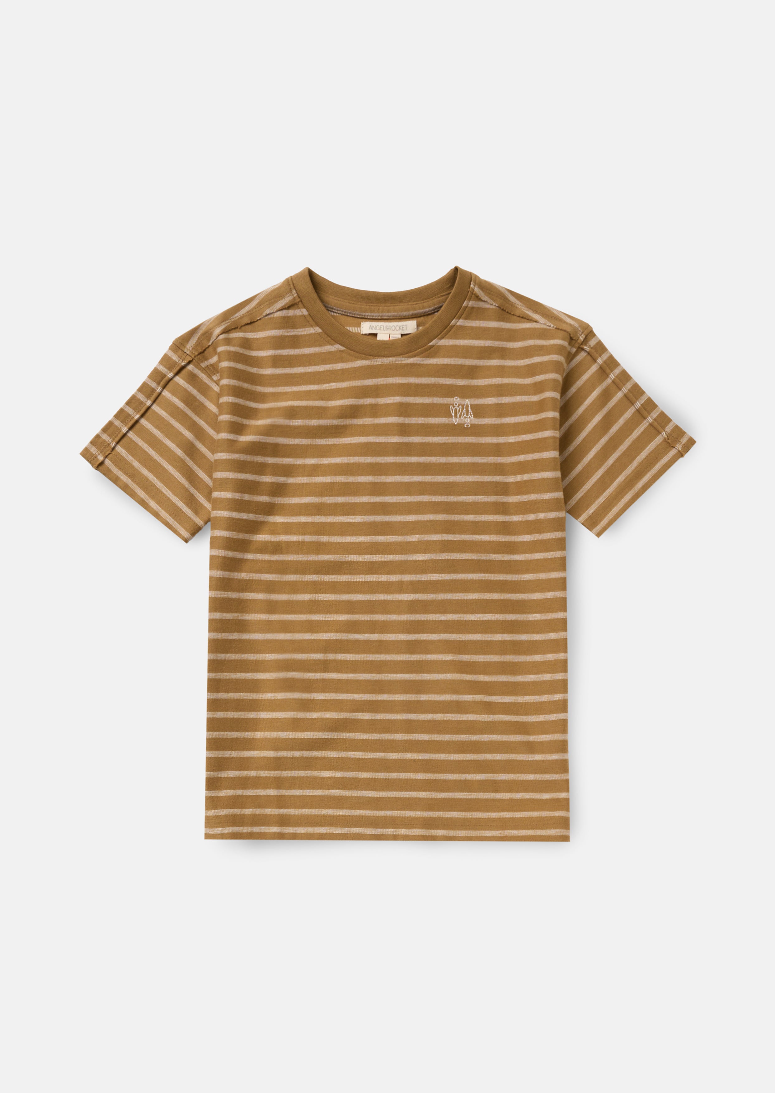 Ash Brown Textured T Shirt