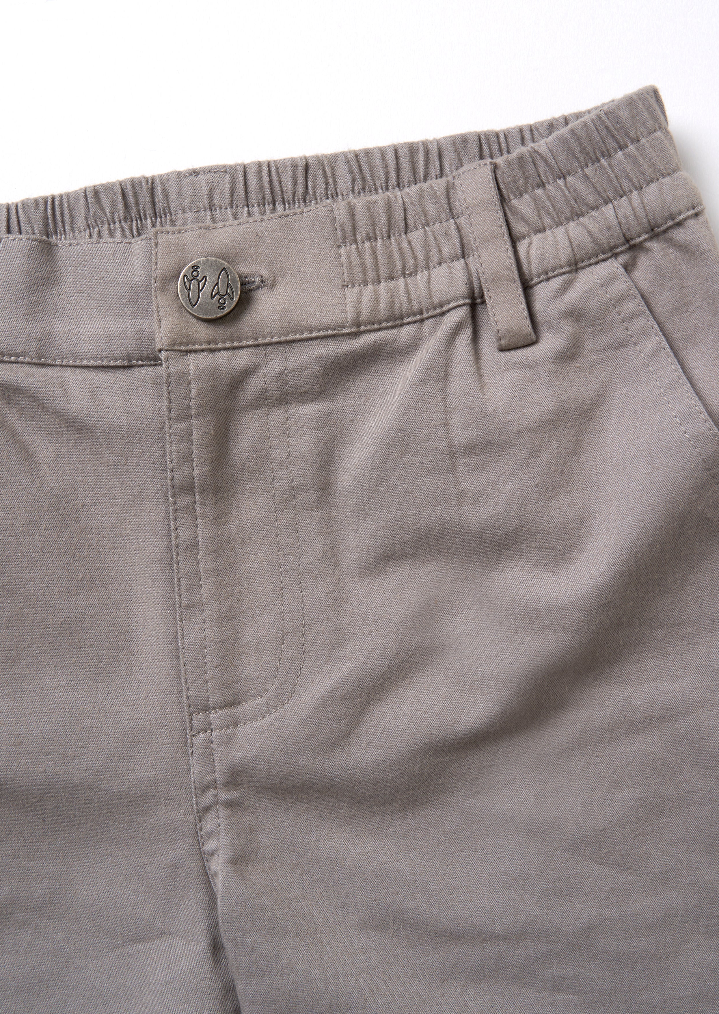 Dylan Grey Woven Chino Short