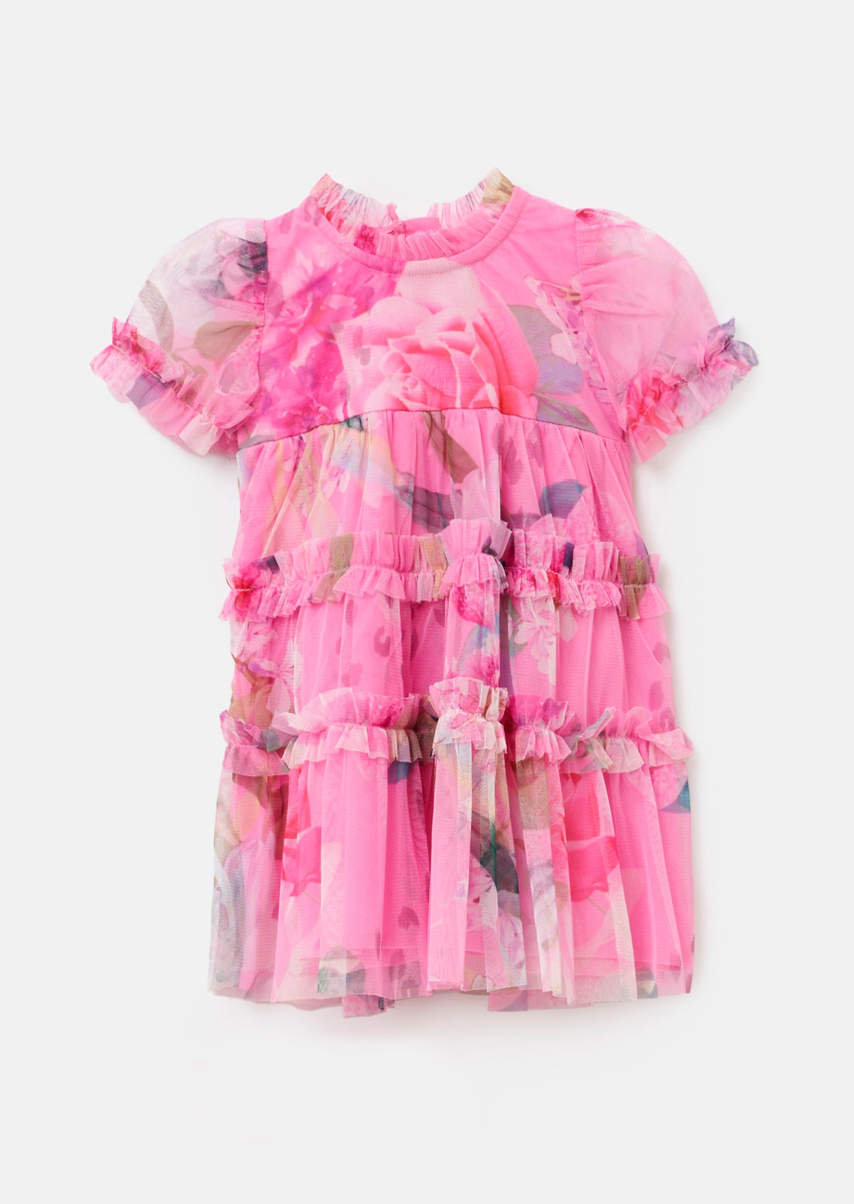 Eleanor Baby Mesh Print Dress