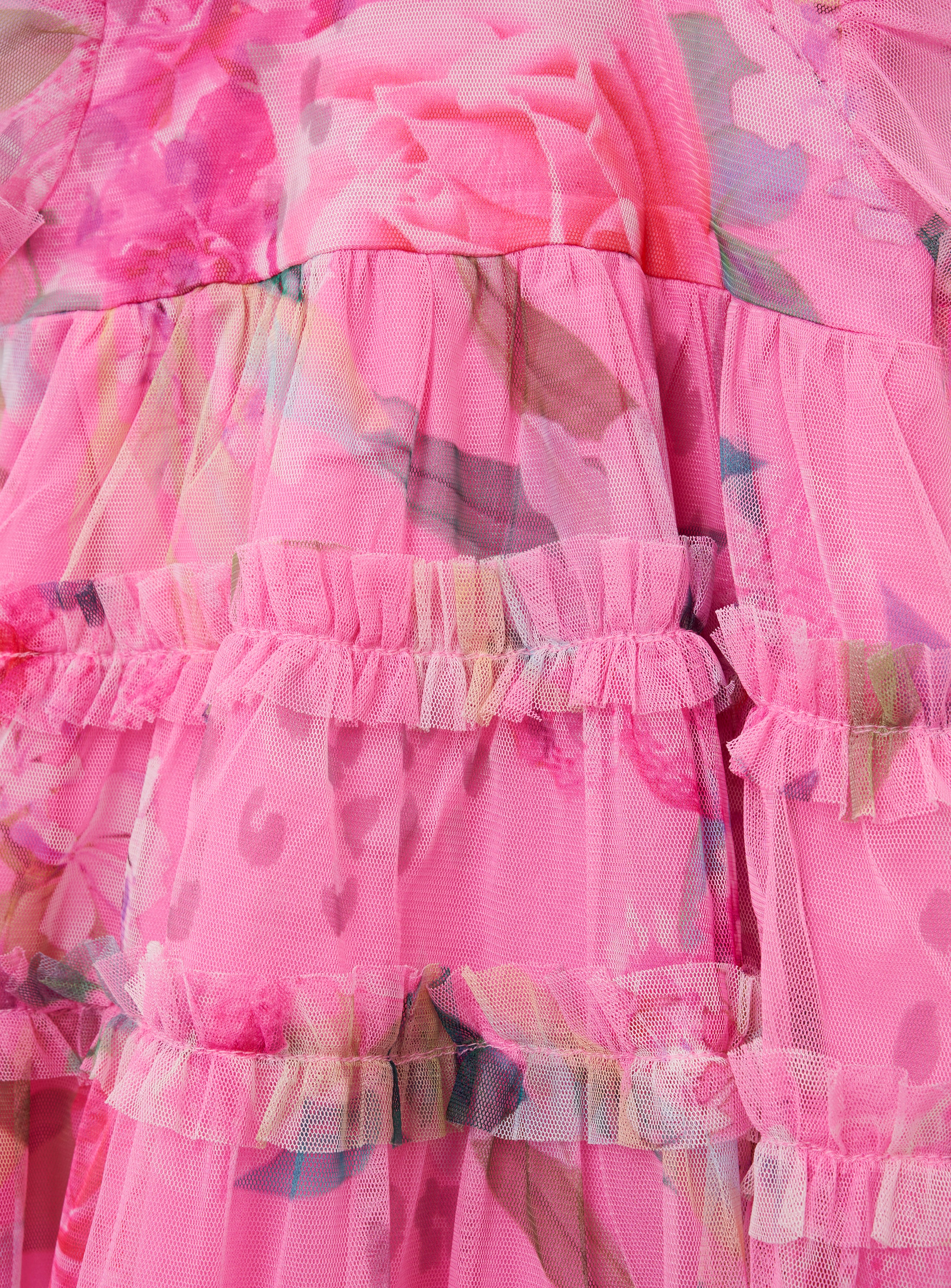 فستان إليانور بيبي شبكي مطبوع