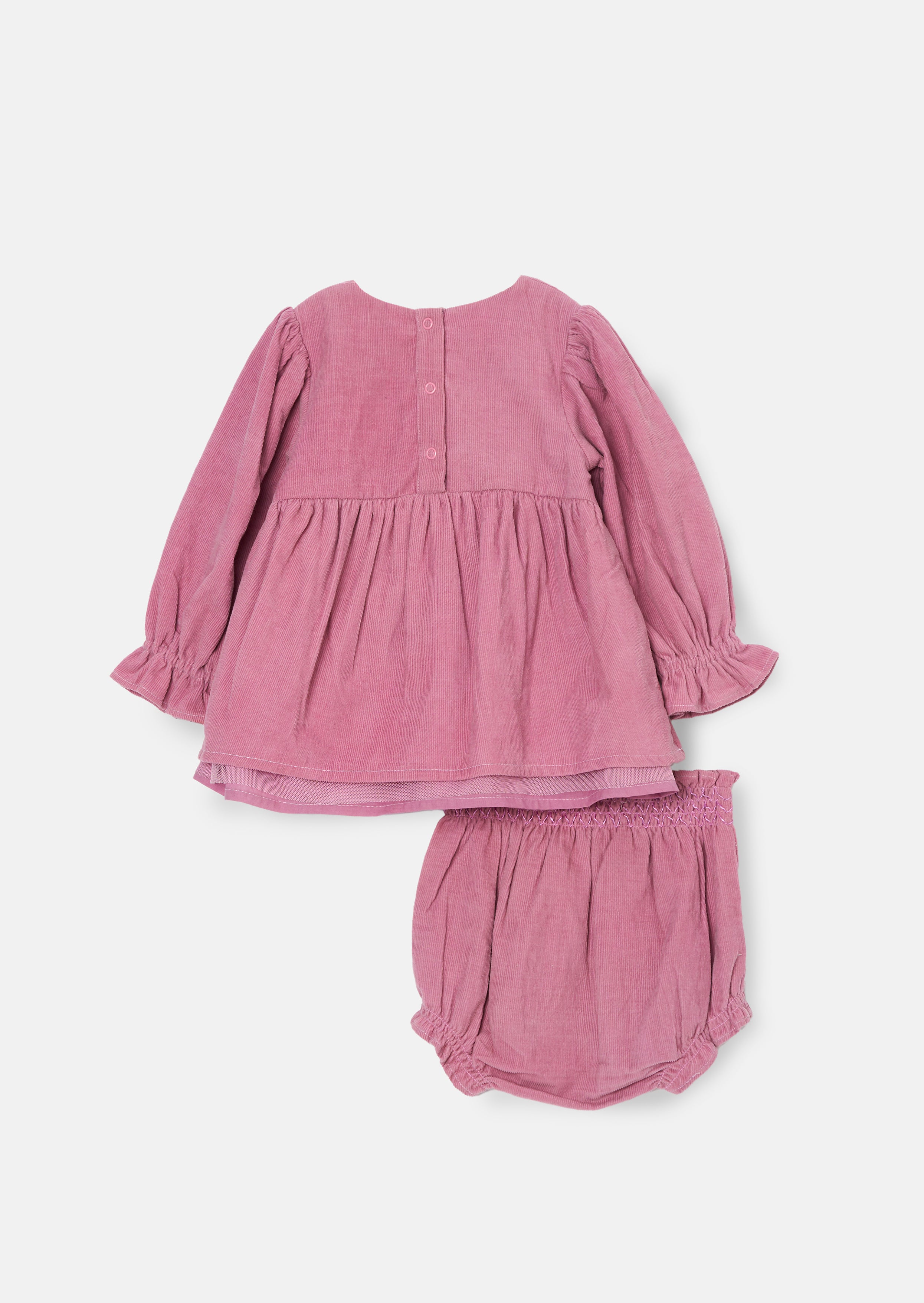 Clara Pink Needlecord Dress