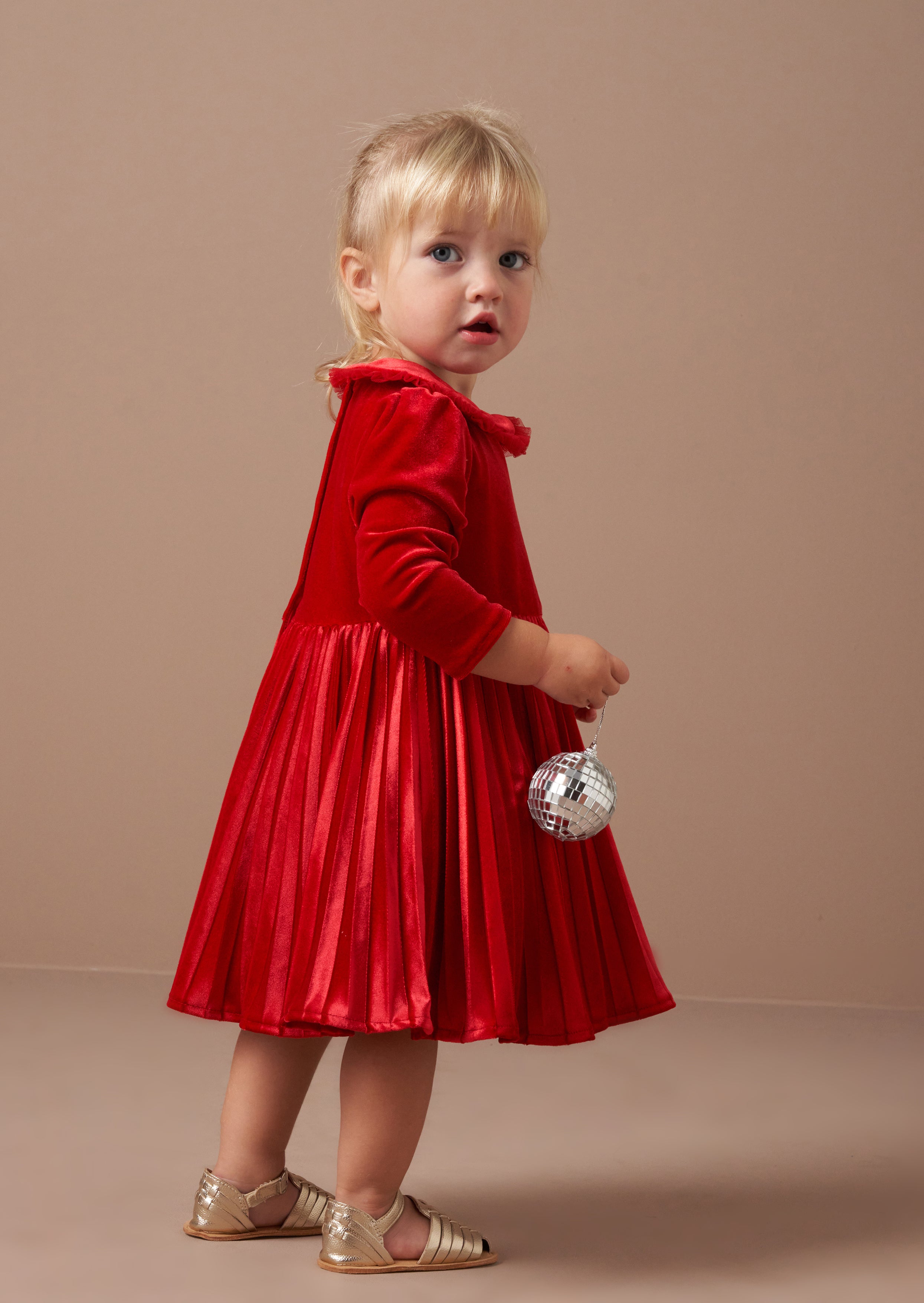 Charlotte Red Velvet Dress