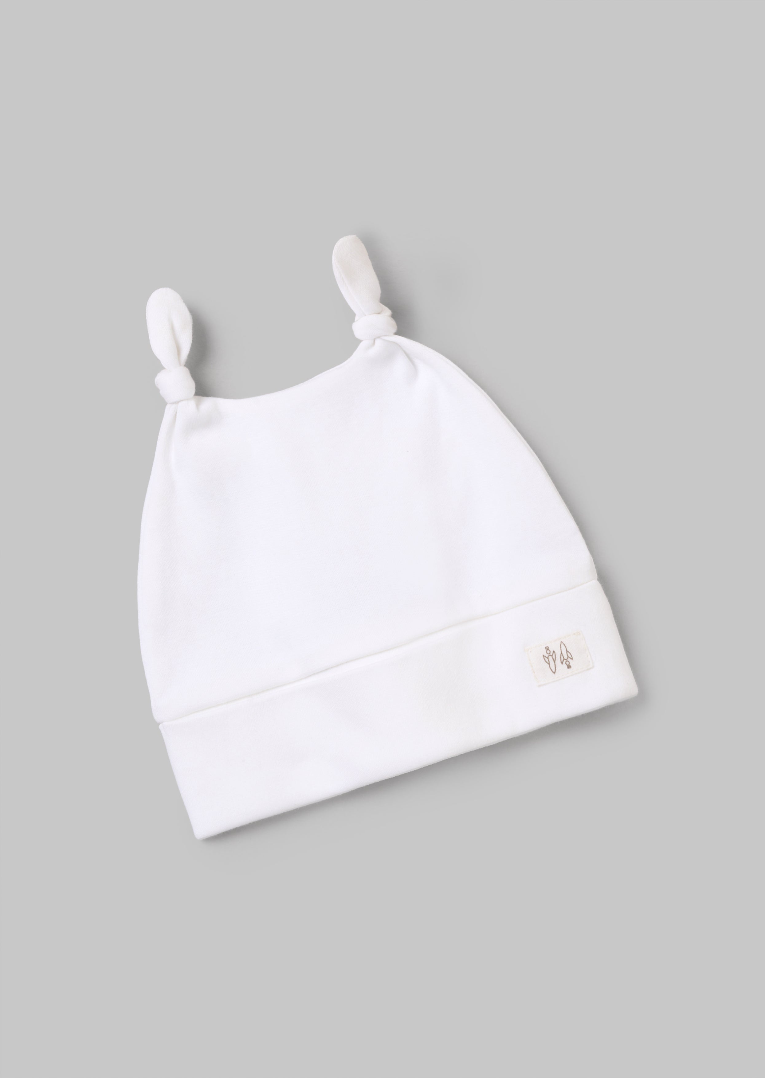 Marcel White Organic Cotton Collar Babygrow