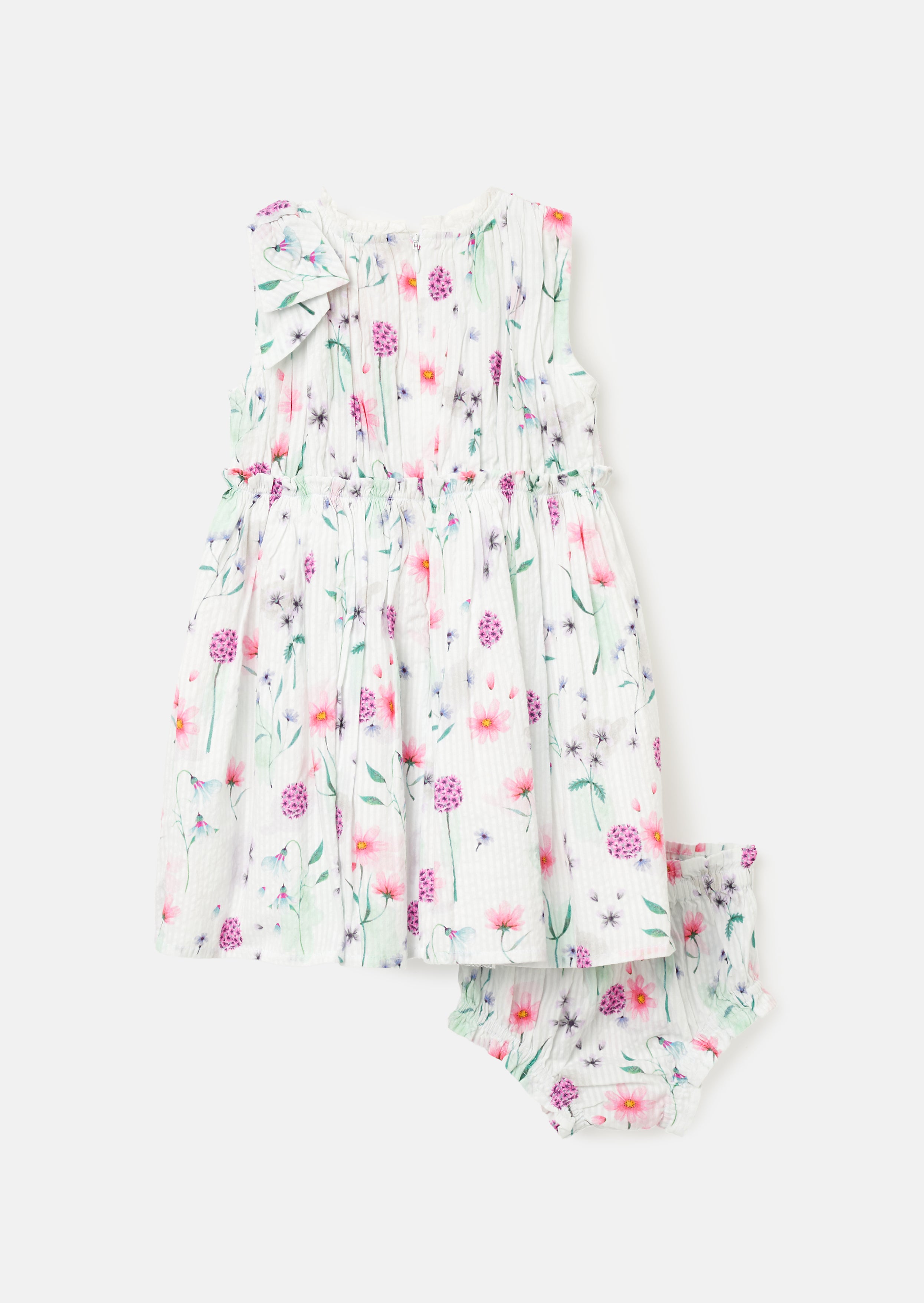 Giana Multi Watercolour Floral Dress And Bloomer