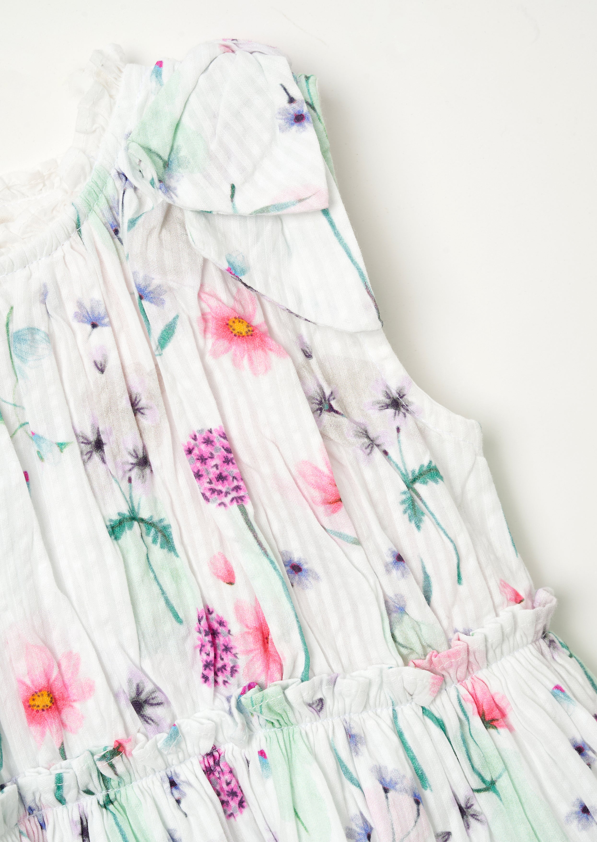 Giana Multi Watercolour Floral Dress And Bloomer