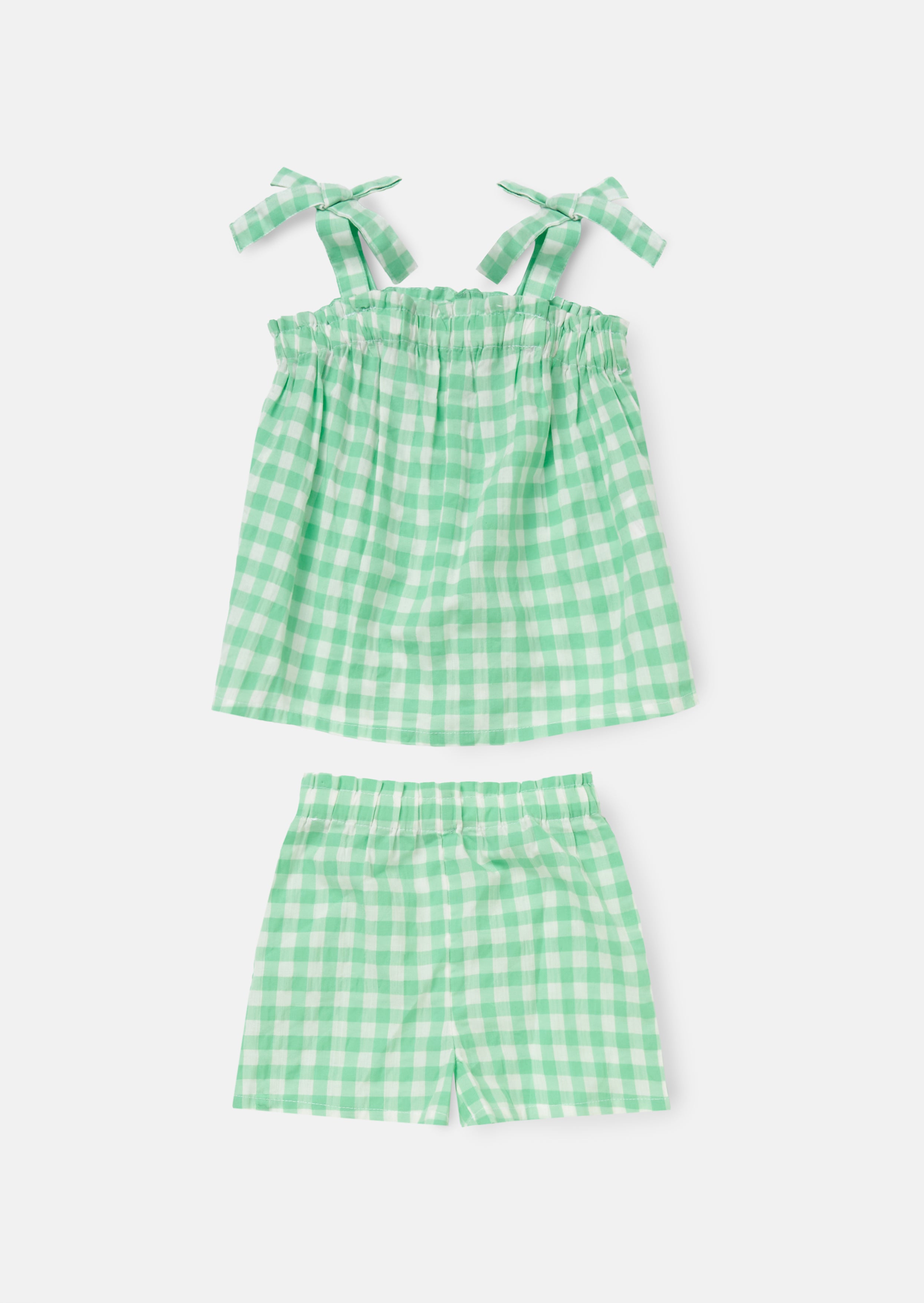 Connie Green Gingham Top and Shorts