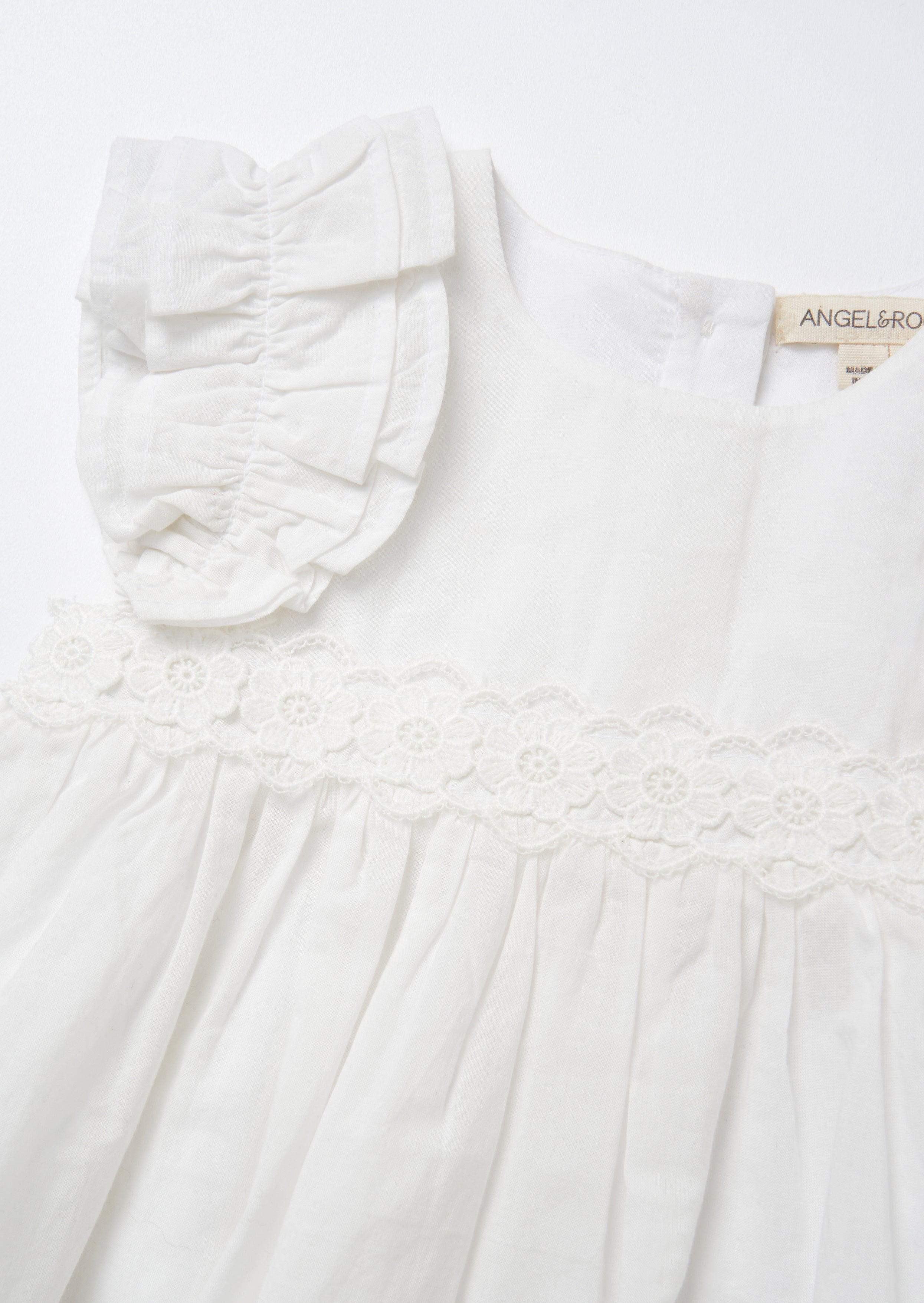 Liberty White Flower Waist Dress