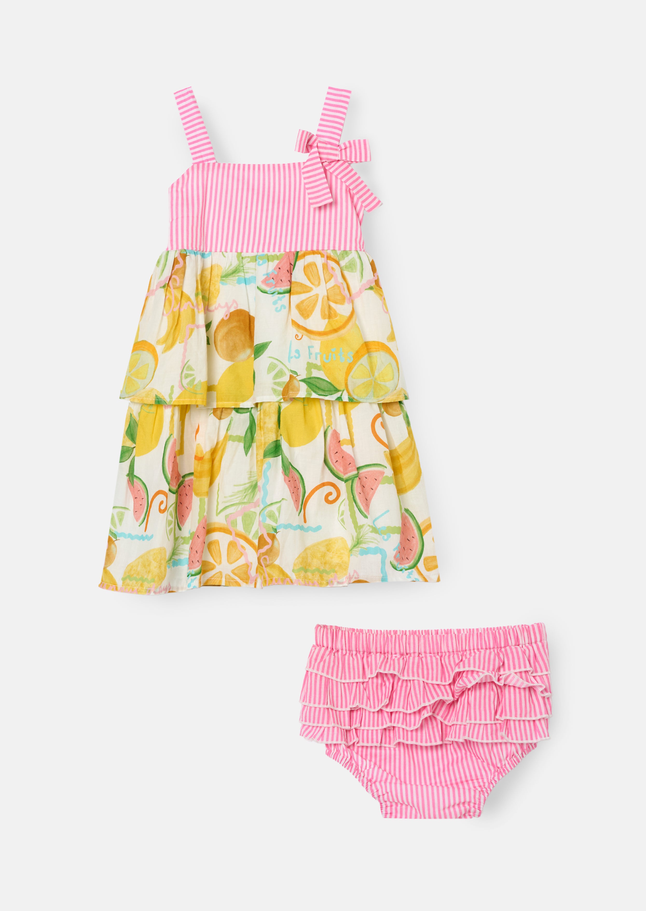 Lydia Multi Tiered Fruit Sundress