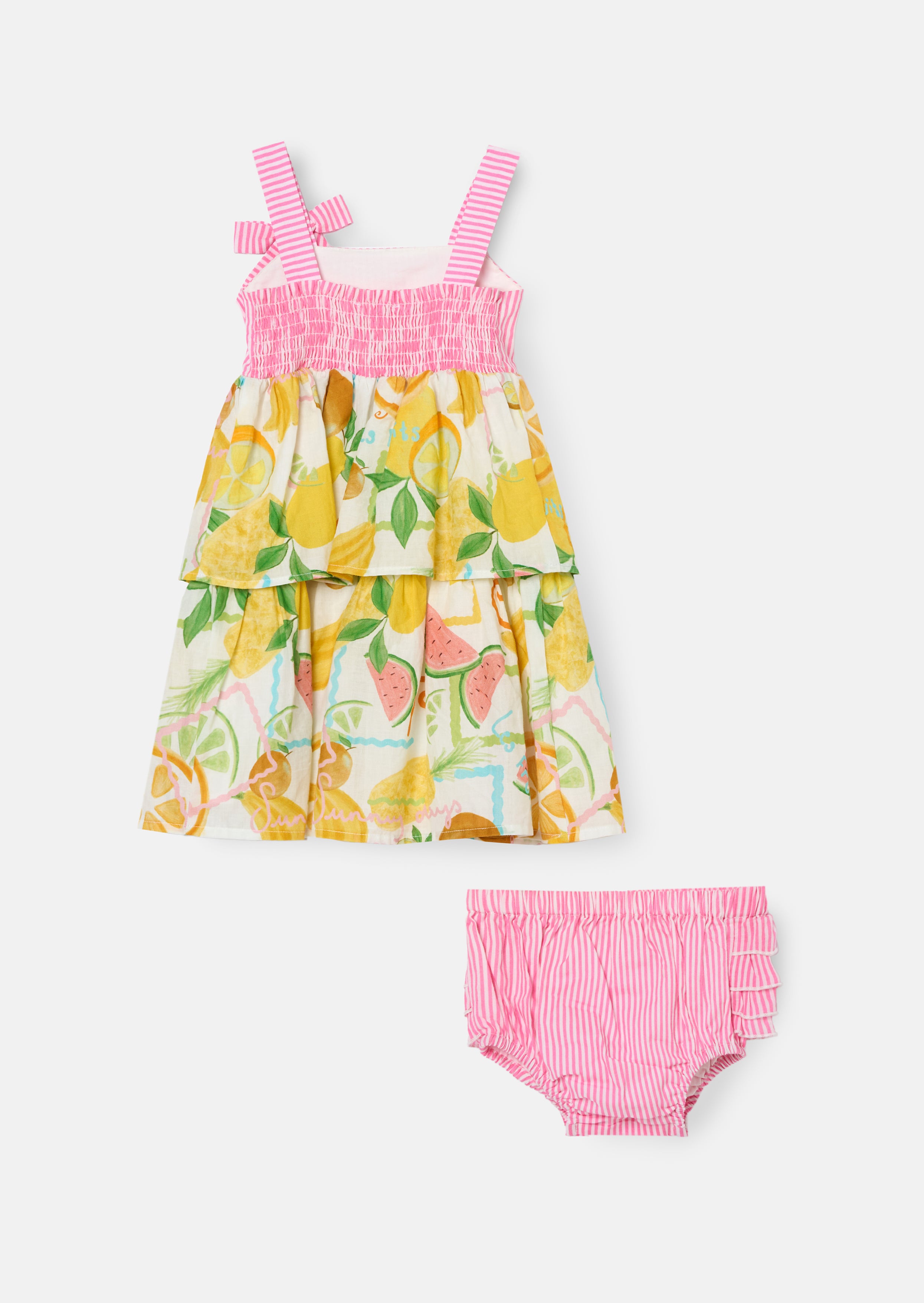 Lydia Multi Tiered Fruit Sundress