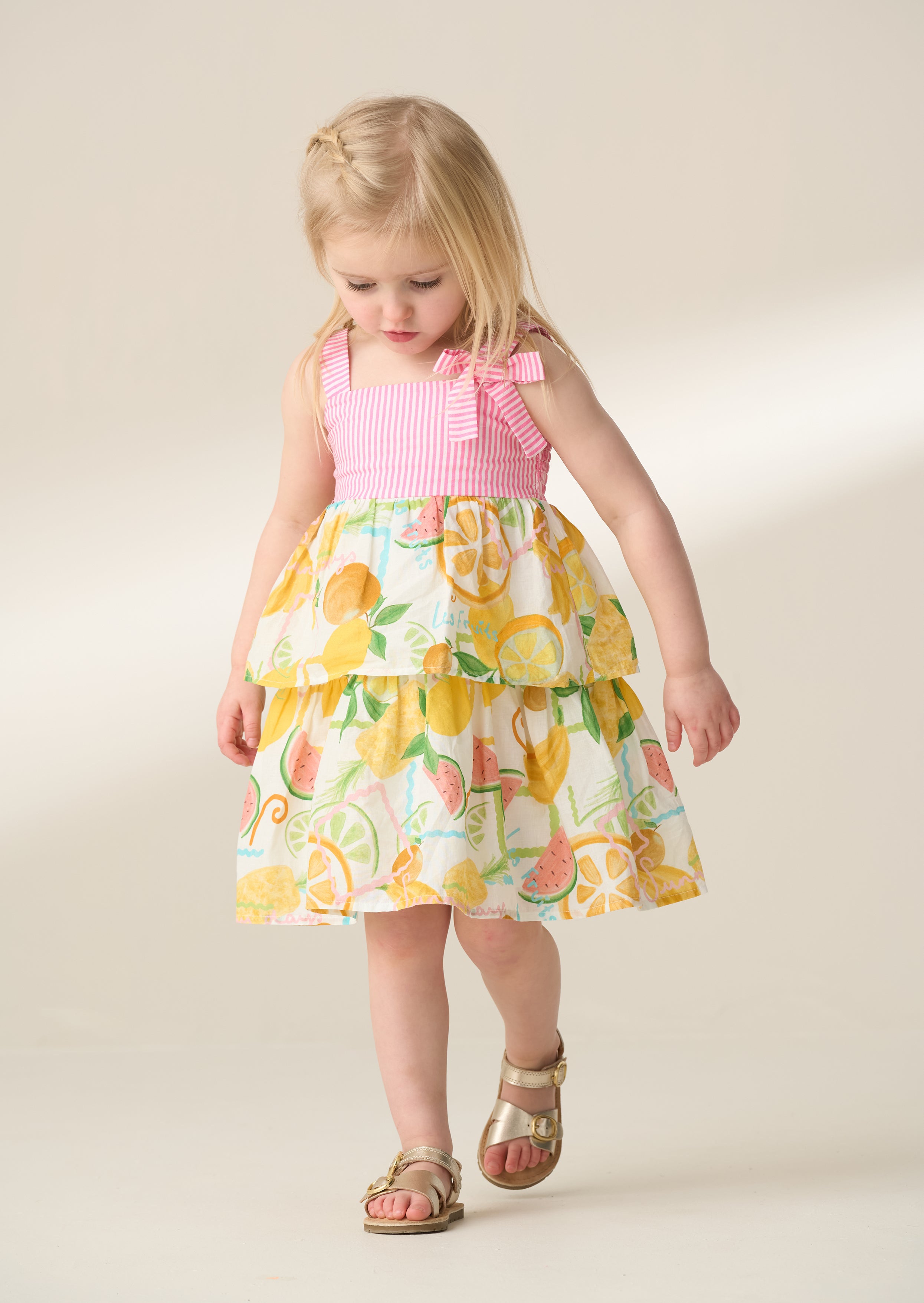 Lydia Multi Tiered Fruit Sundress