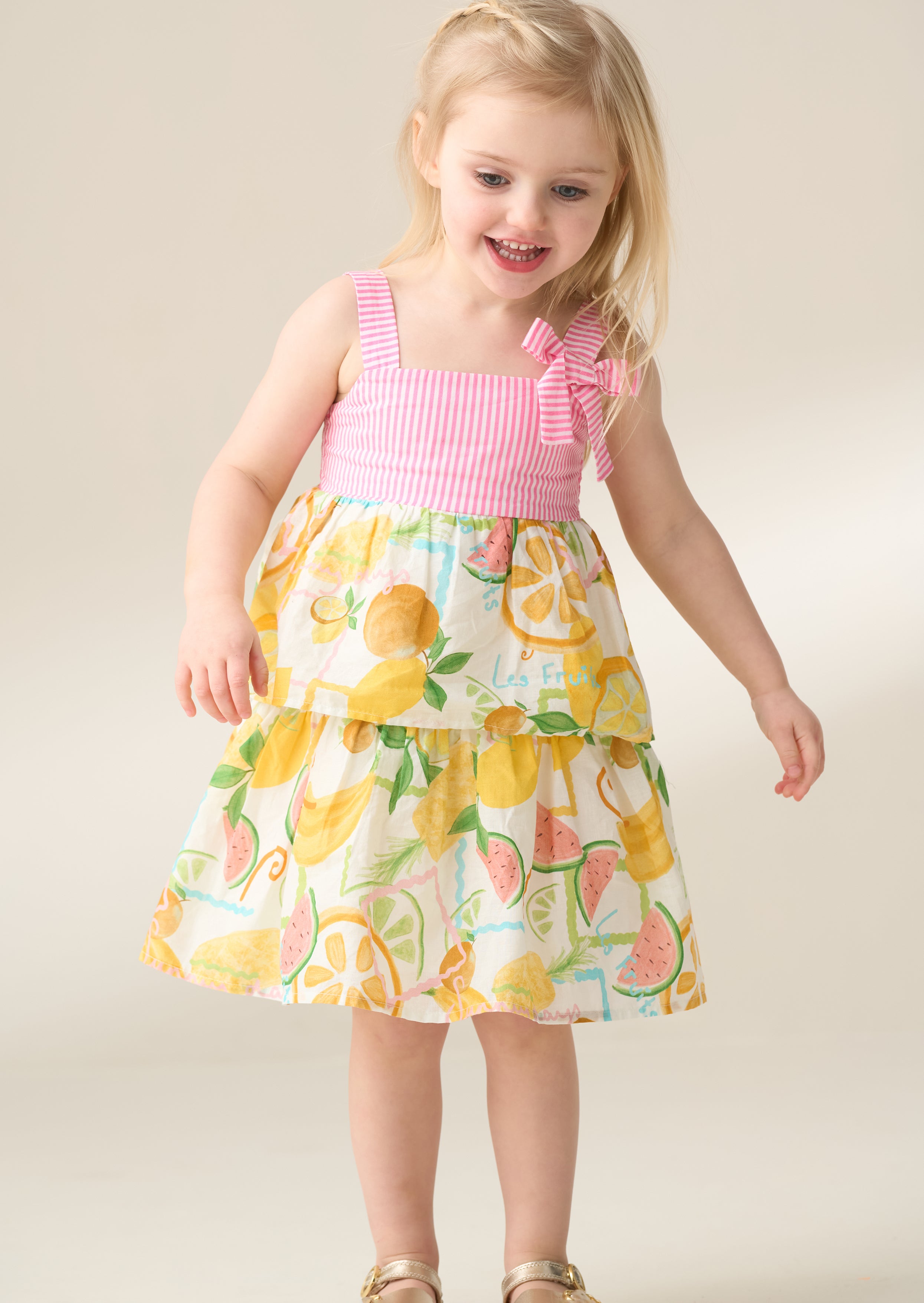 Lydia Multi Tiered Fruit Sundress