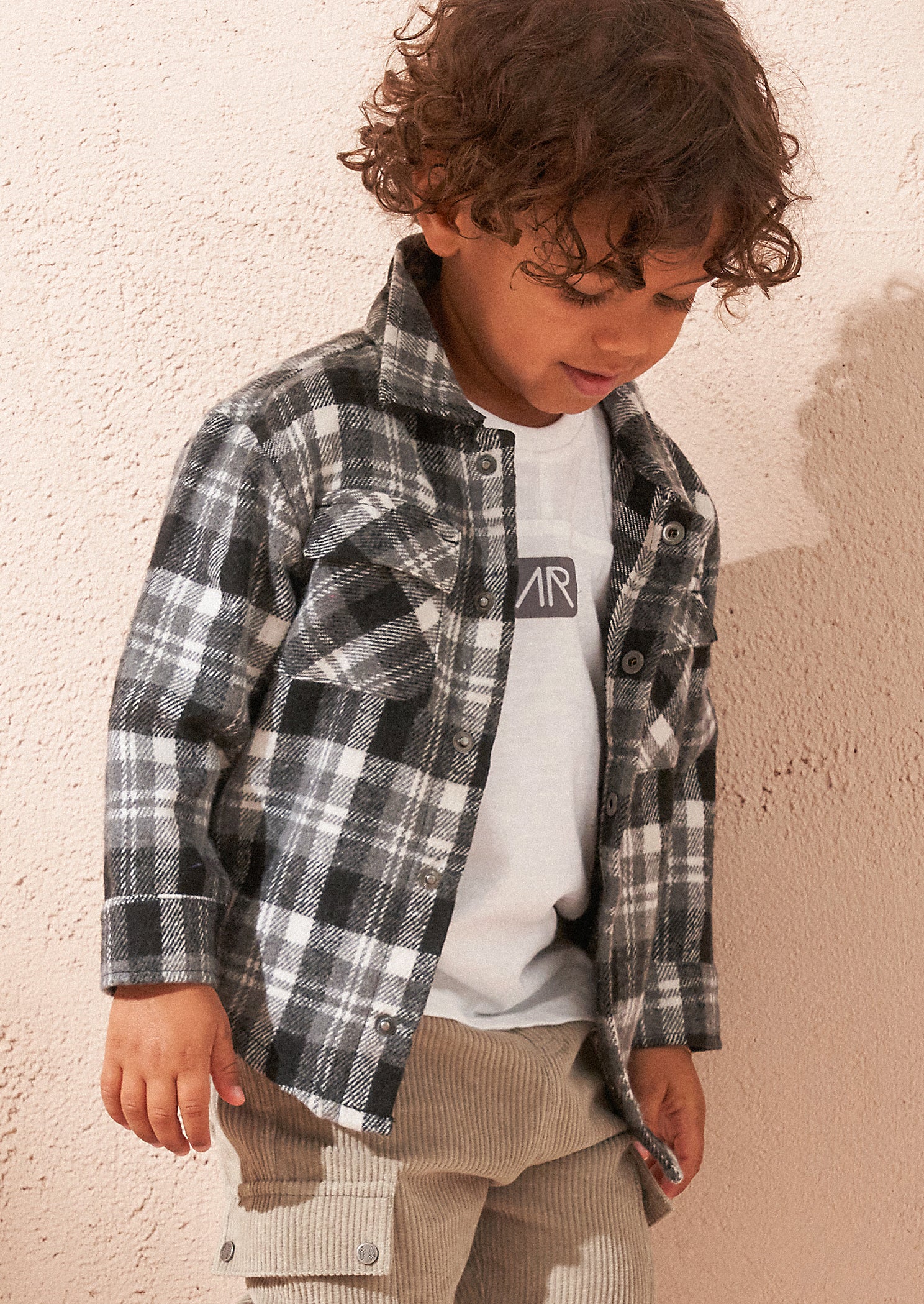 Hayden Baby Brushed Check Overshirt