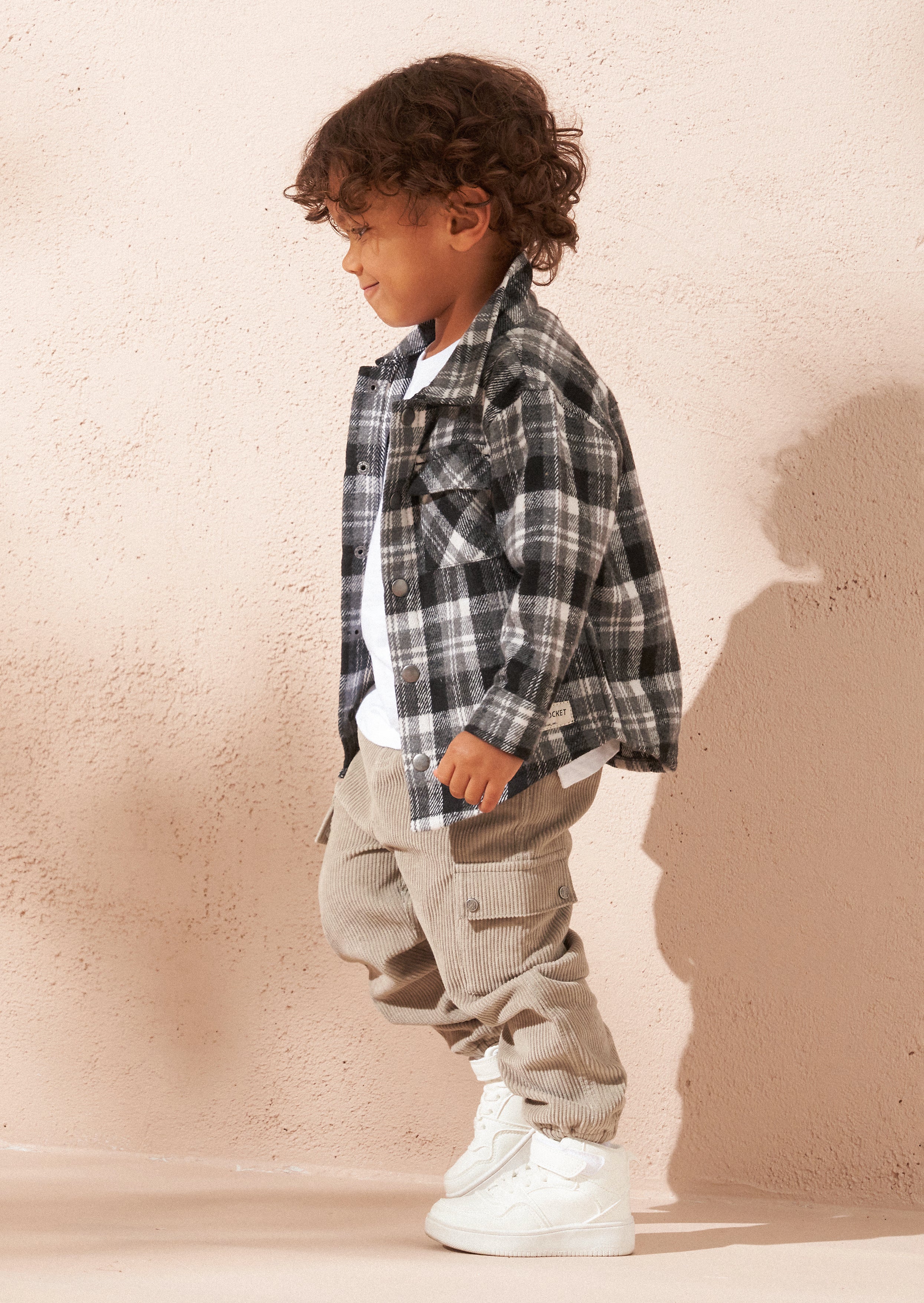 Hayden Baby Brushed Check Overshirt