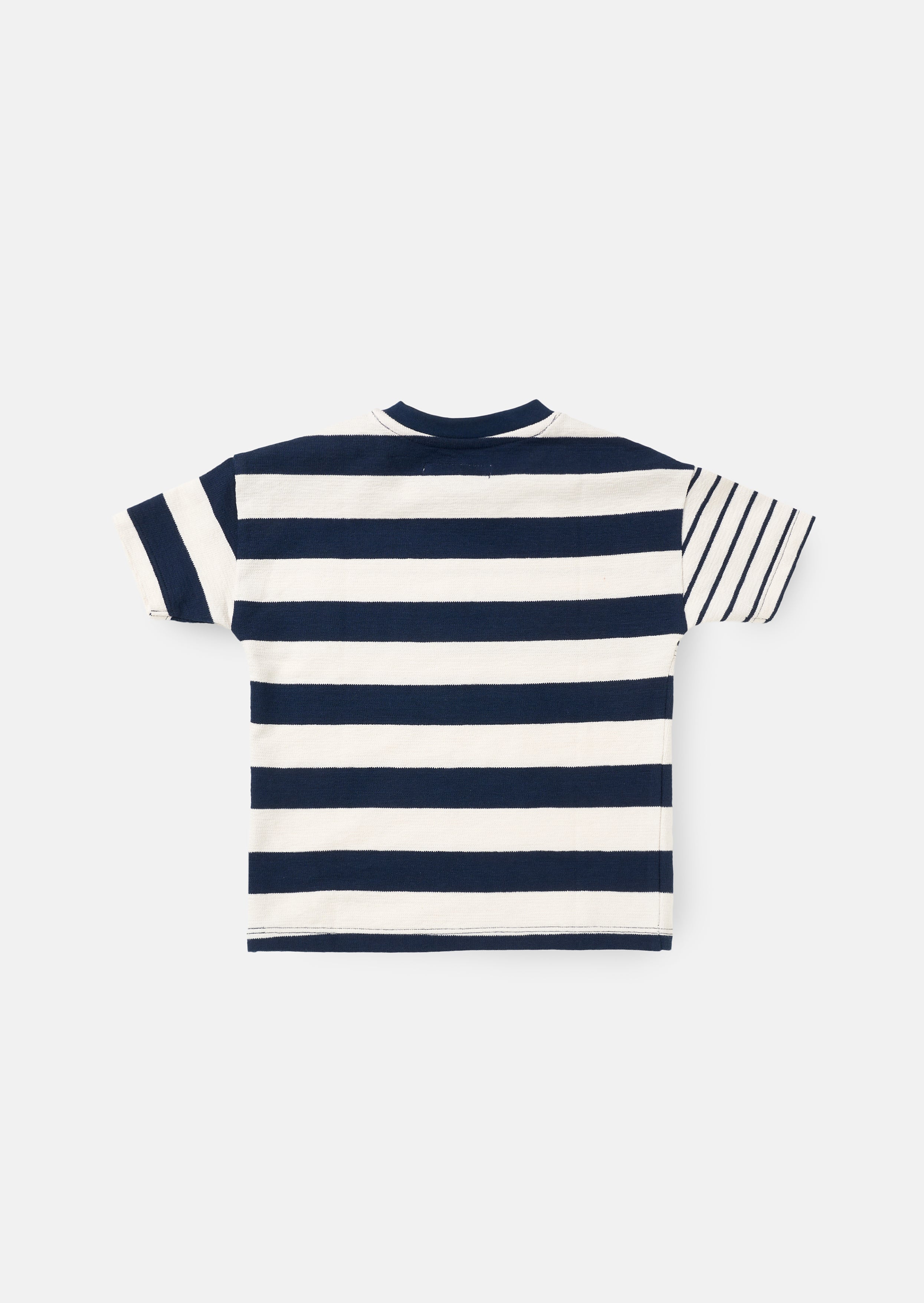 Lewis Blue Stripe Block T Shirt