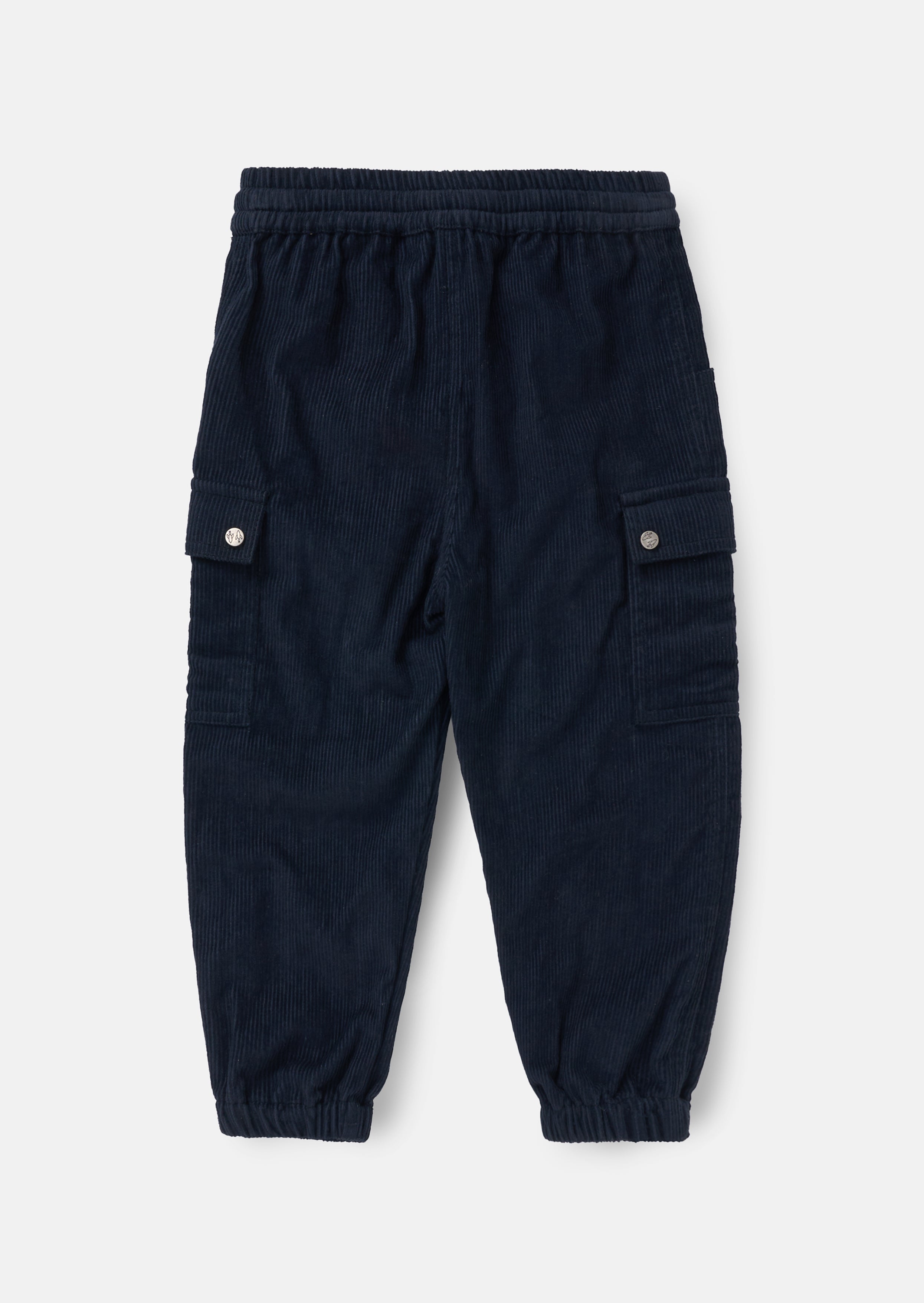 Luca Navy Textured Trousers