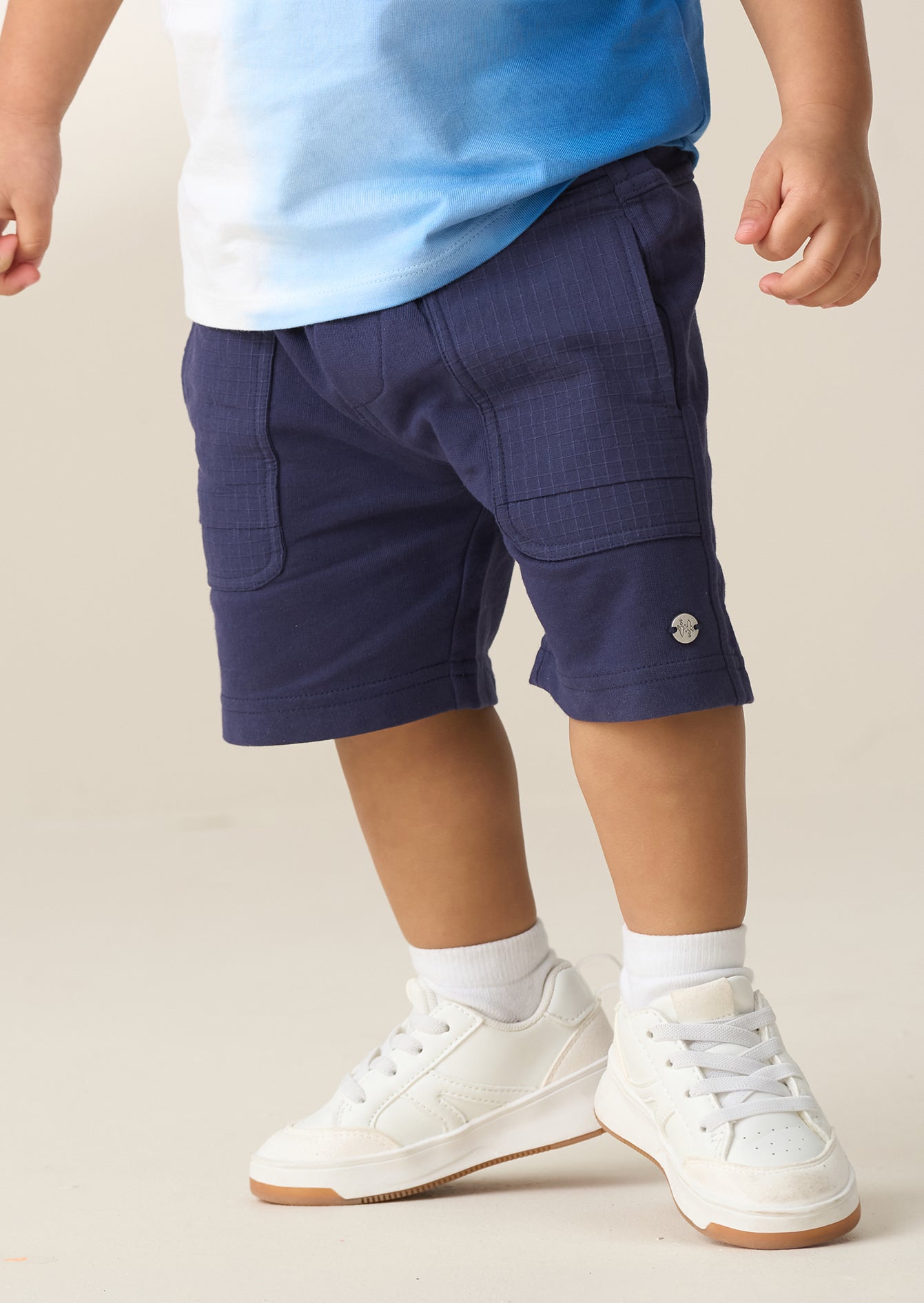 Brody Navy Mini Bermuda Short