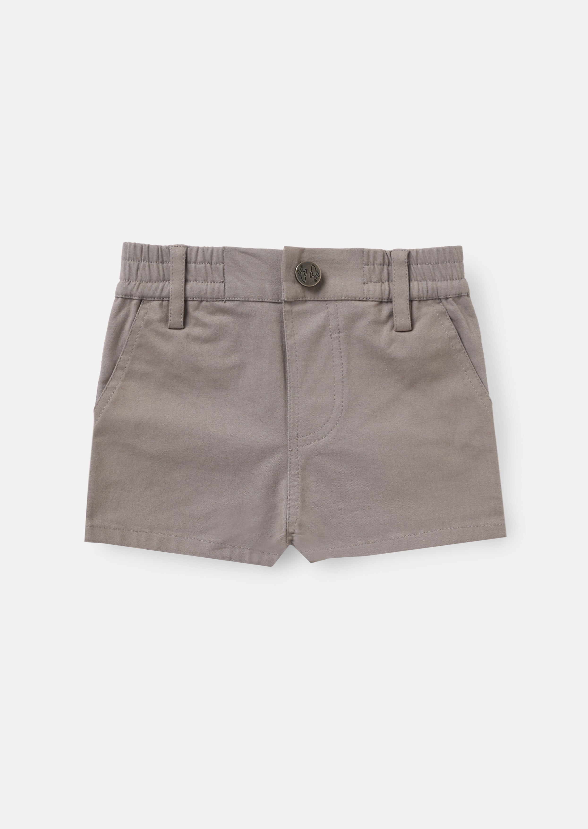 Dylan Grey Mini Woven Chino Short