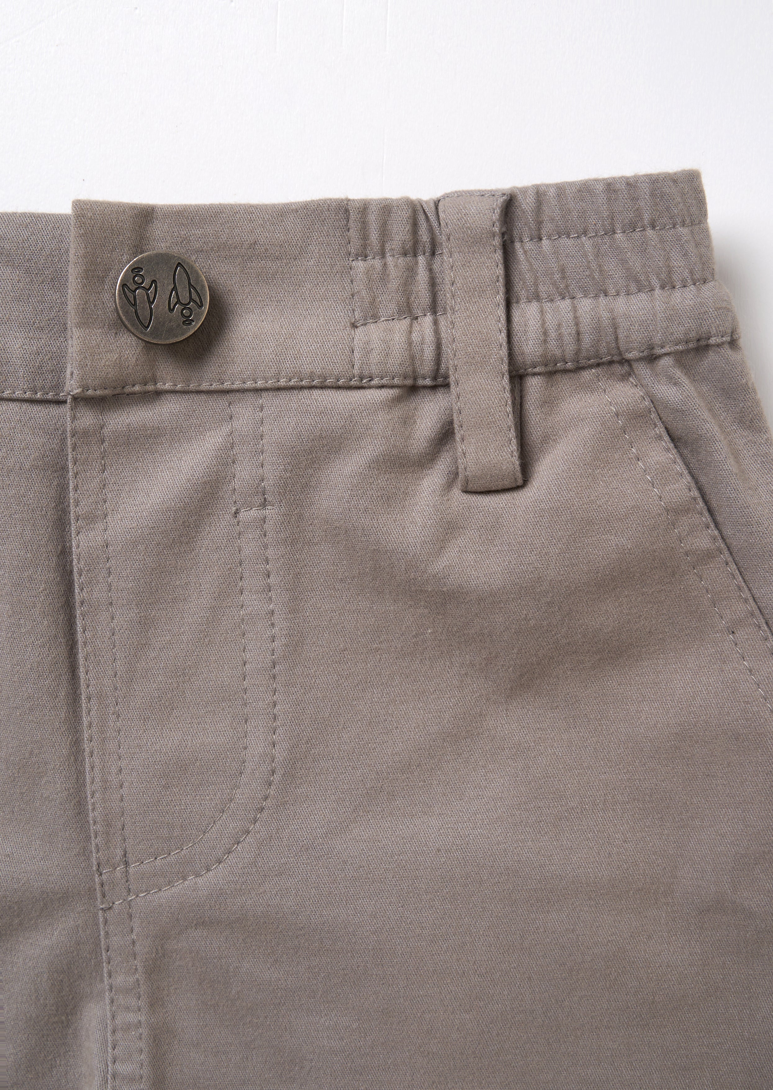 Dylan Grey Mini Woven Chino Short