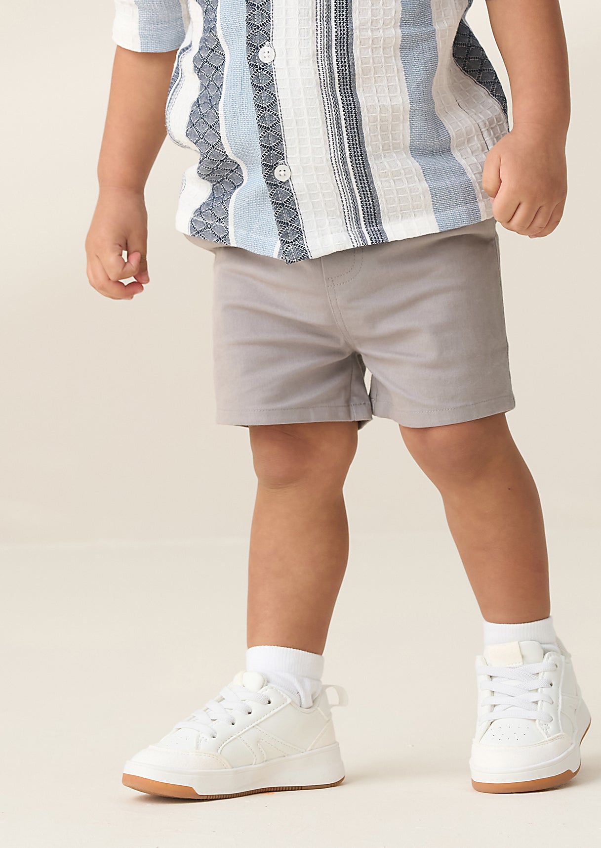 Dylan Grey Mini Woven Chino Short