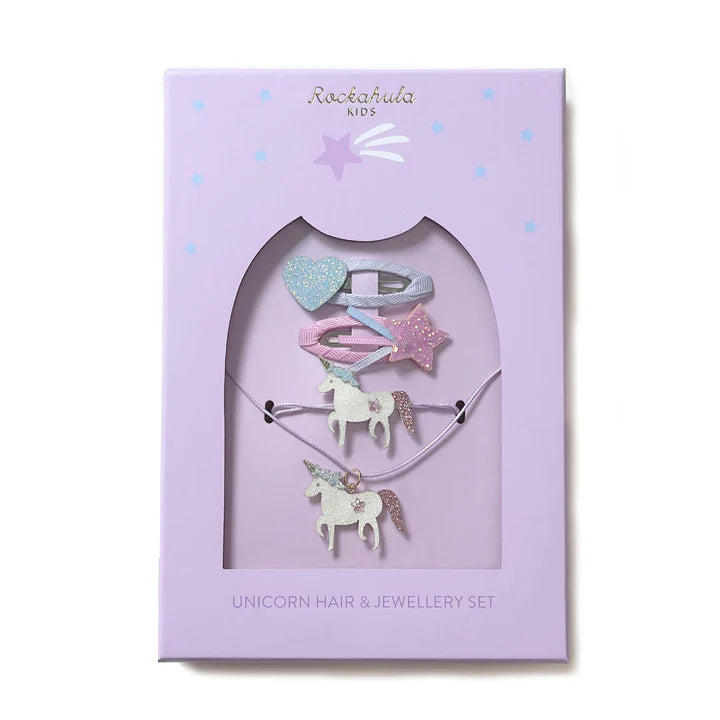 Rockahula Unicorn Hair & Jewellery Set