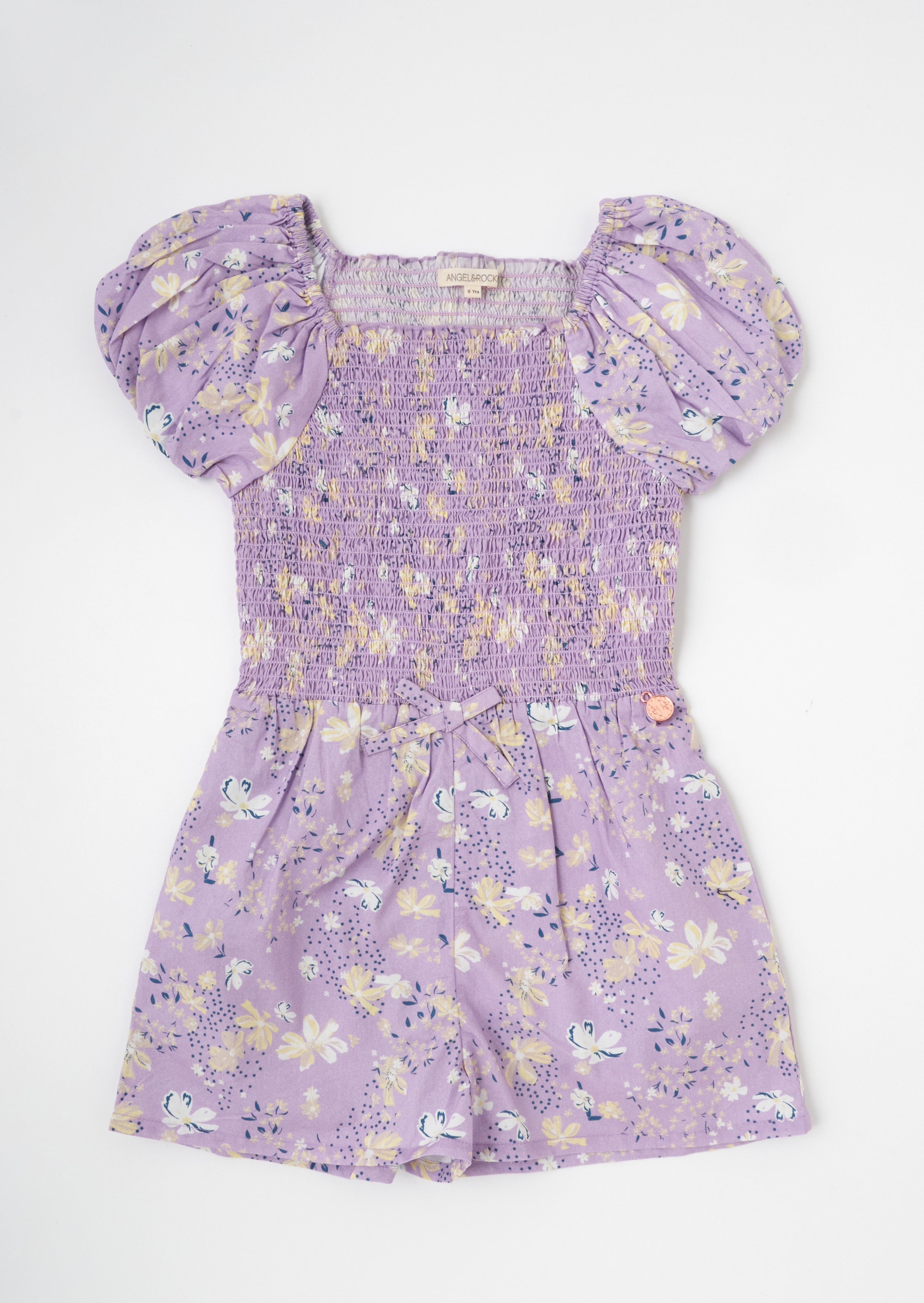 Anais Shirred Playsuit