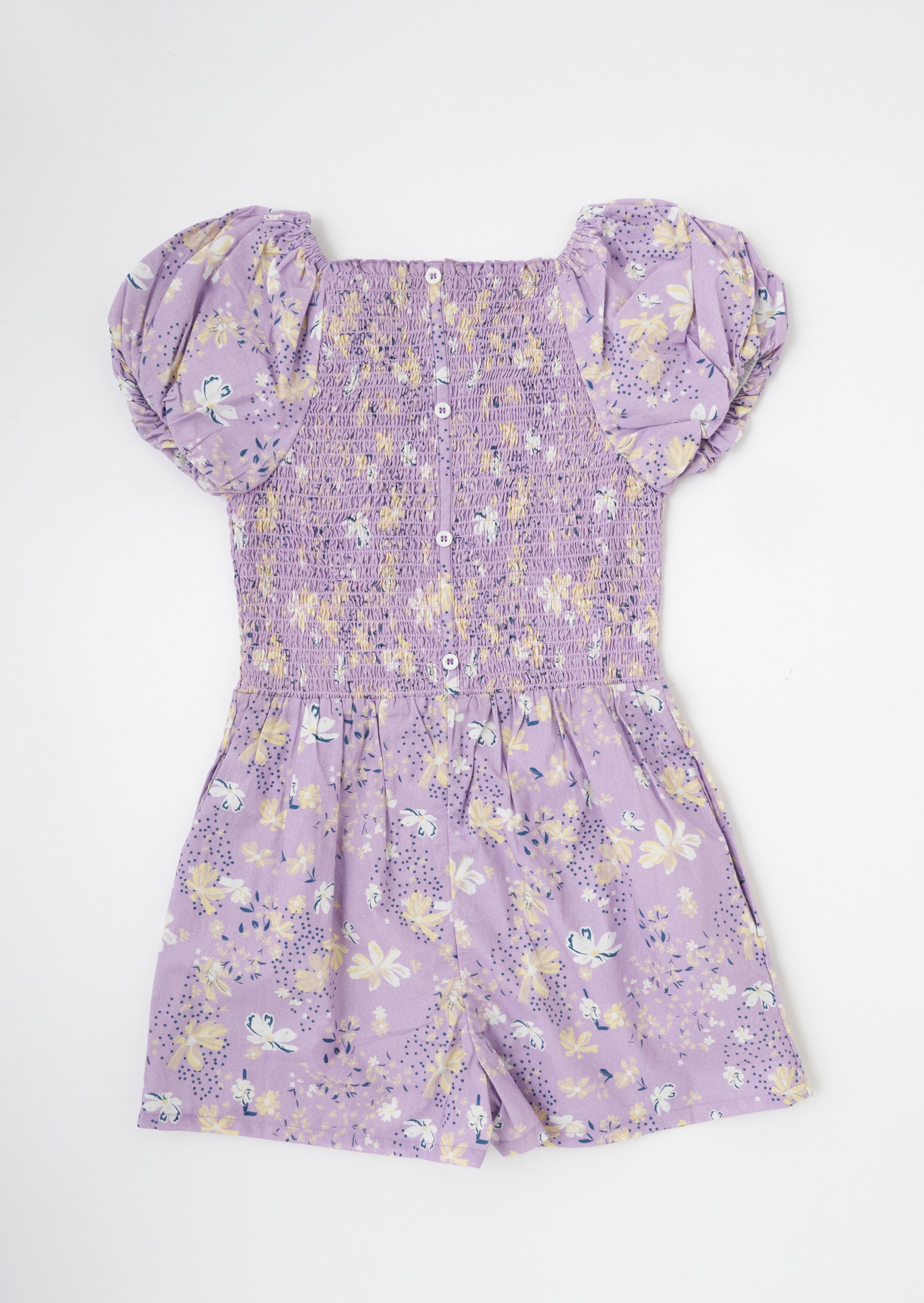 Anais Shirred Playsuit