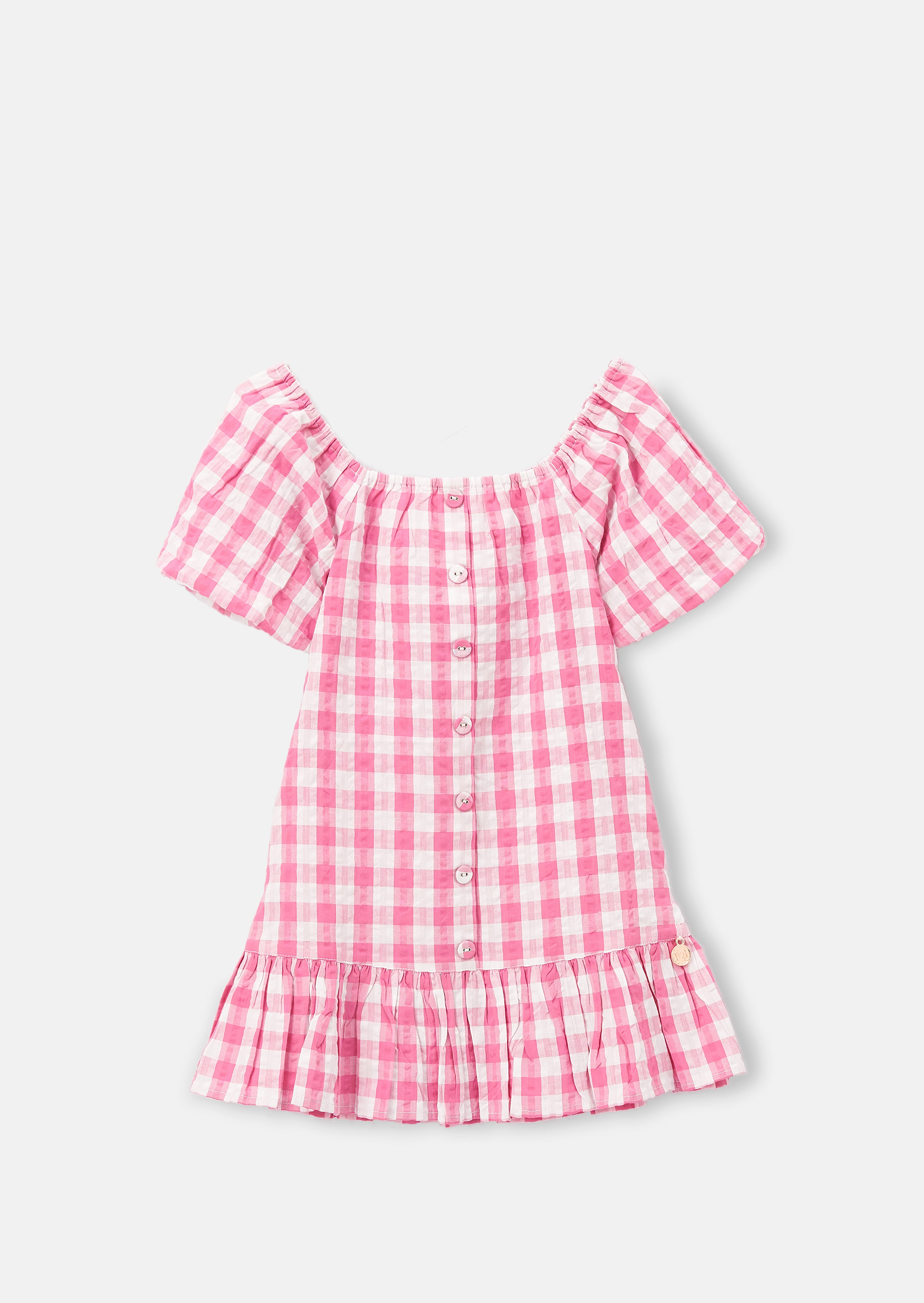 Hailey Gingham Skater Dress