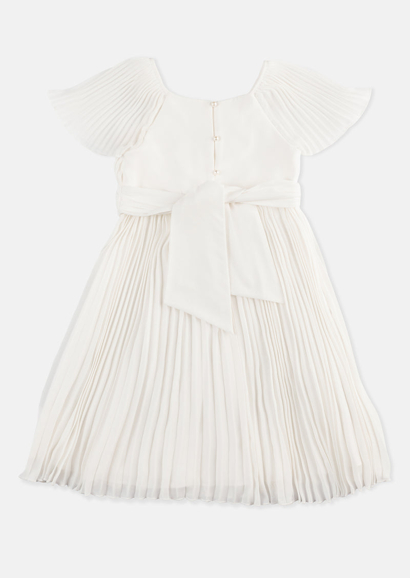 Georgette White Dress | Angel & Rocket