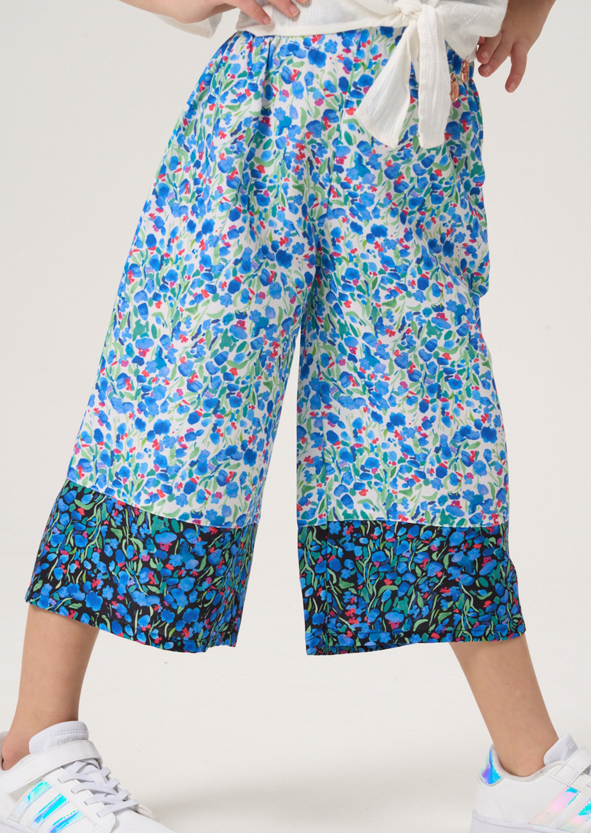 Patti Printed Wide Leg Trousers