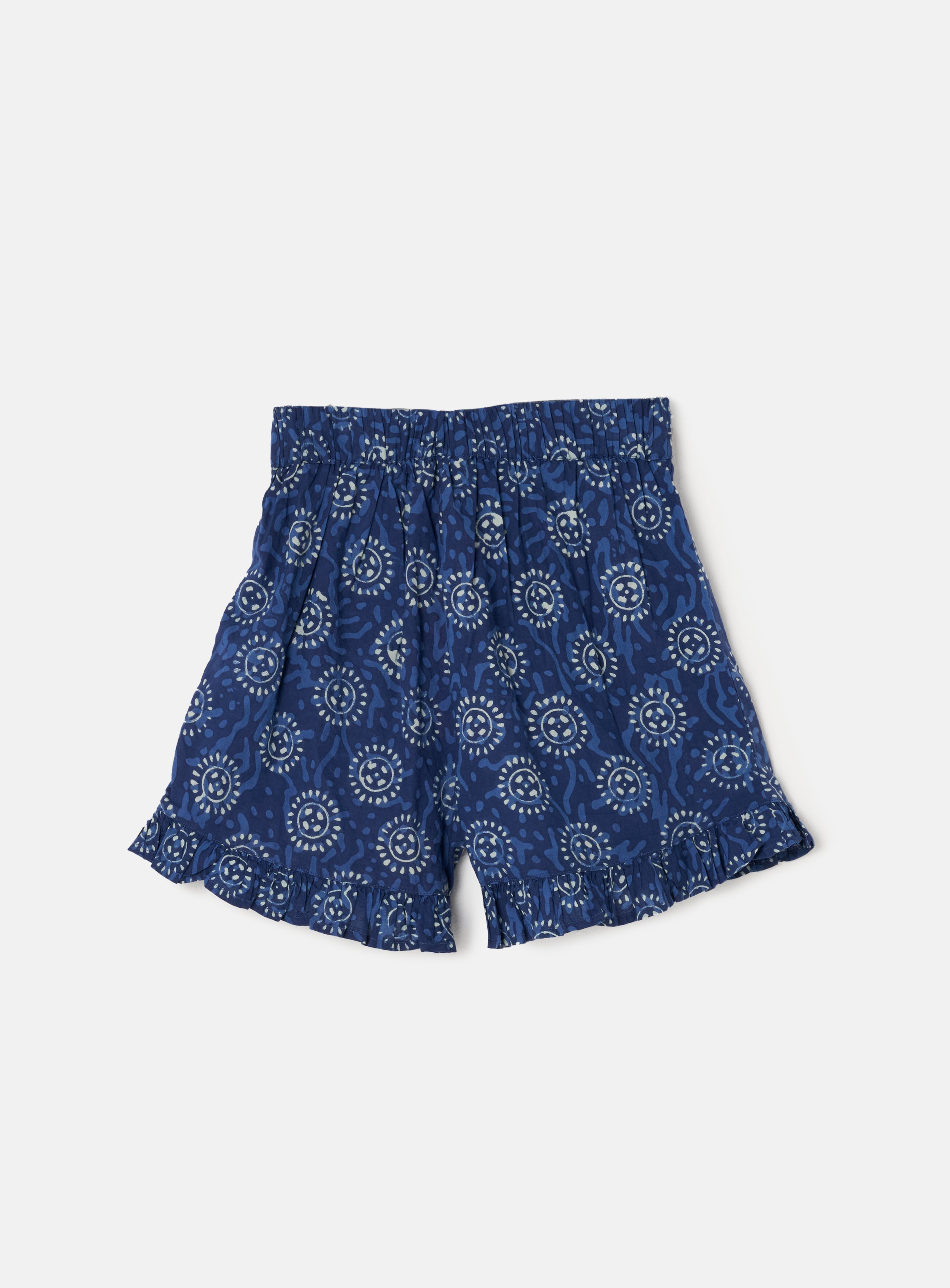 Thea Blue Batik Short